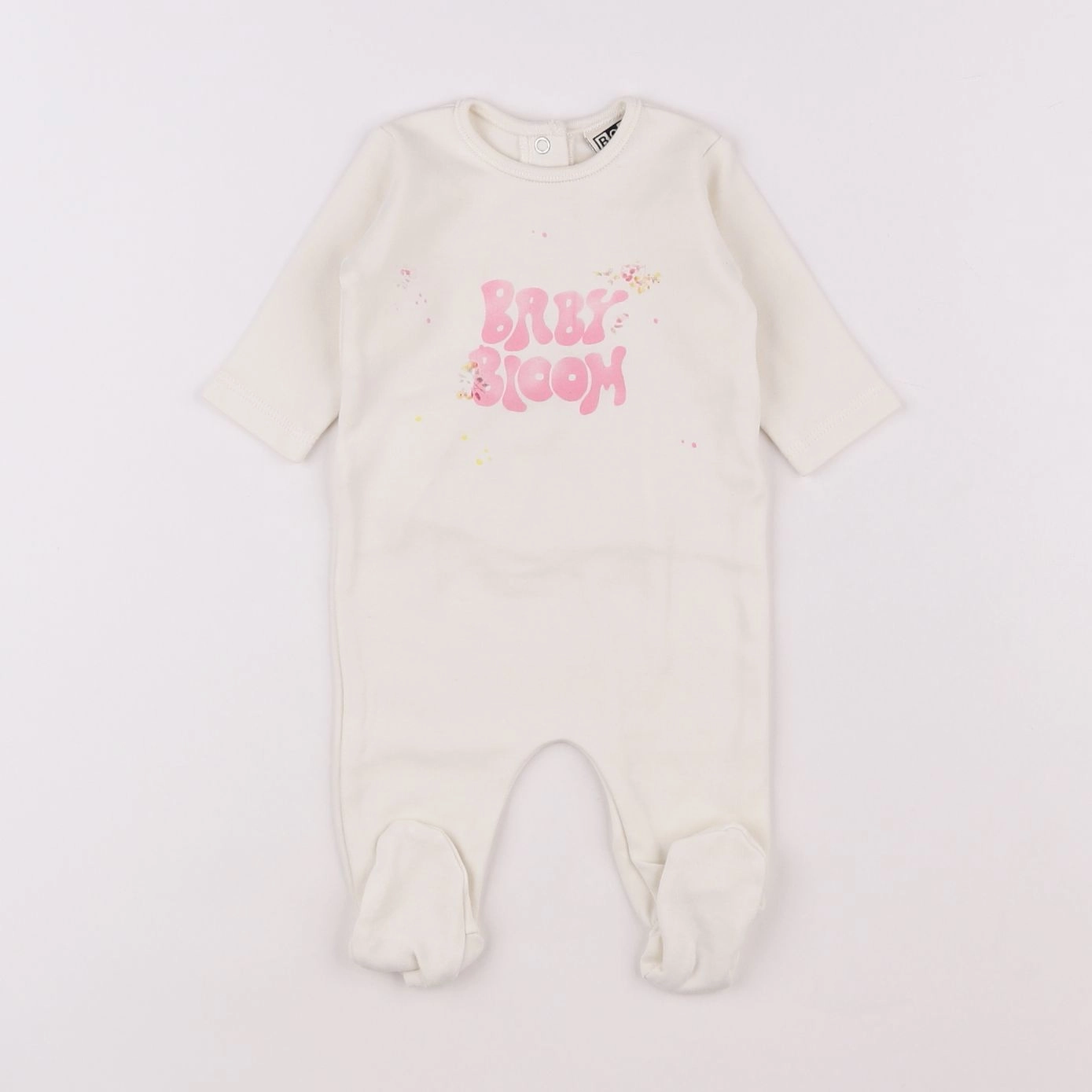 Bonton - pyjama coton blanc - 1 mois