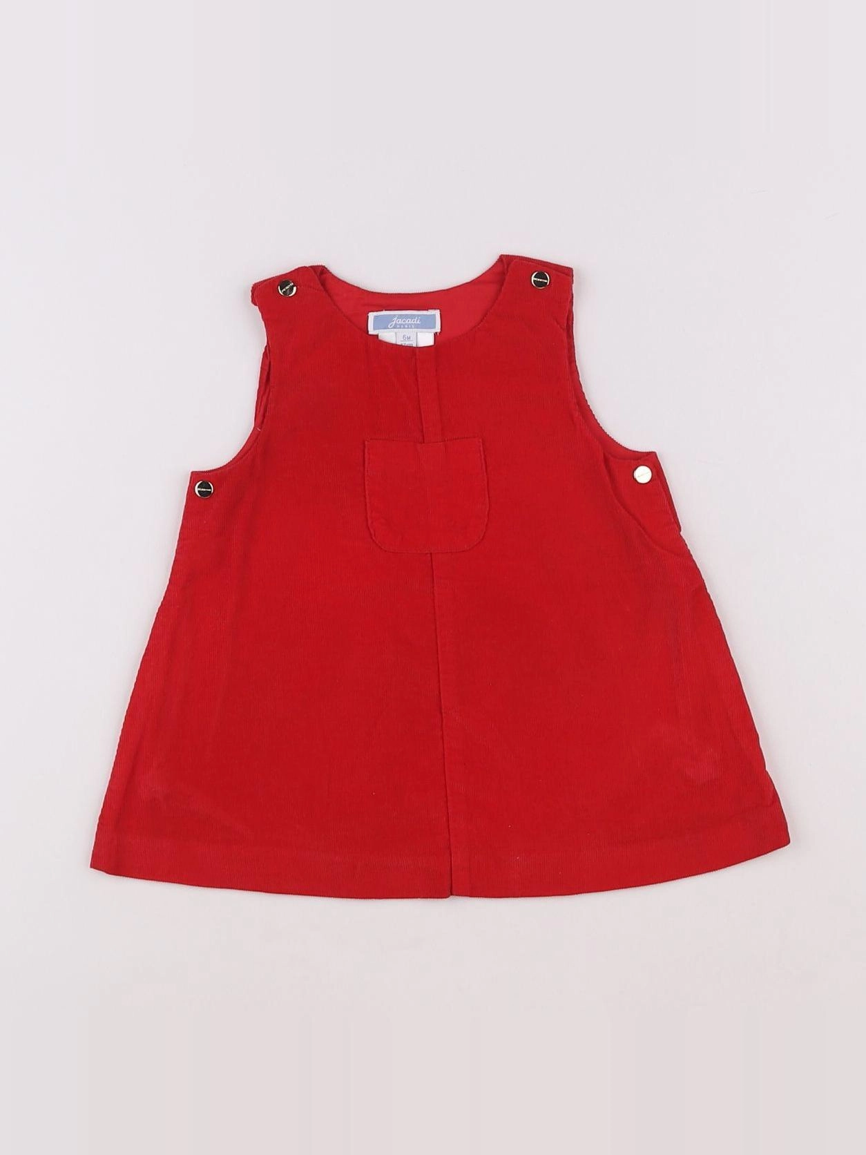 Jacadi - robe rouge - 6 mois