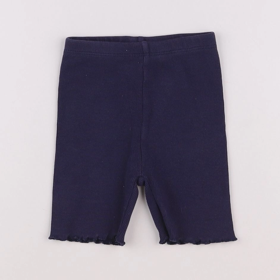 Zara - legging court bleu - 18 mois à 2 ans