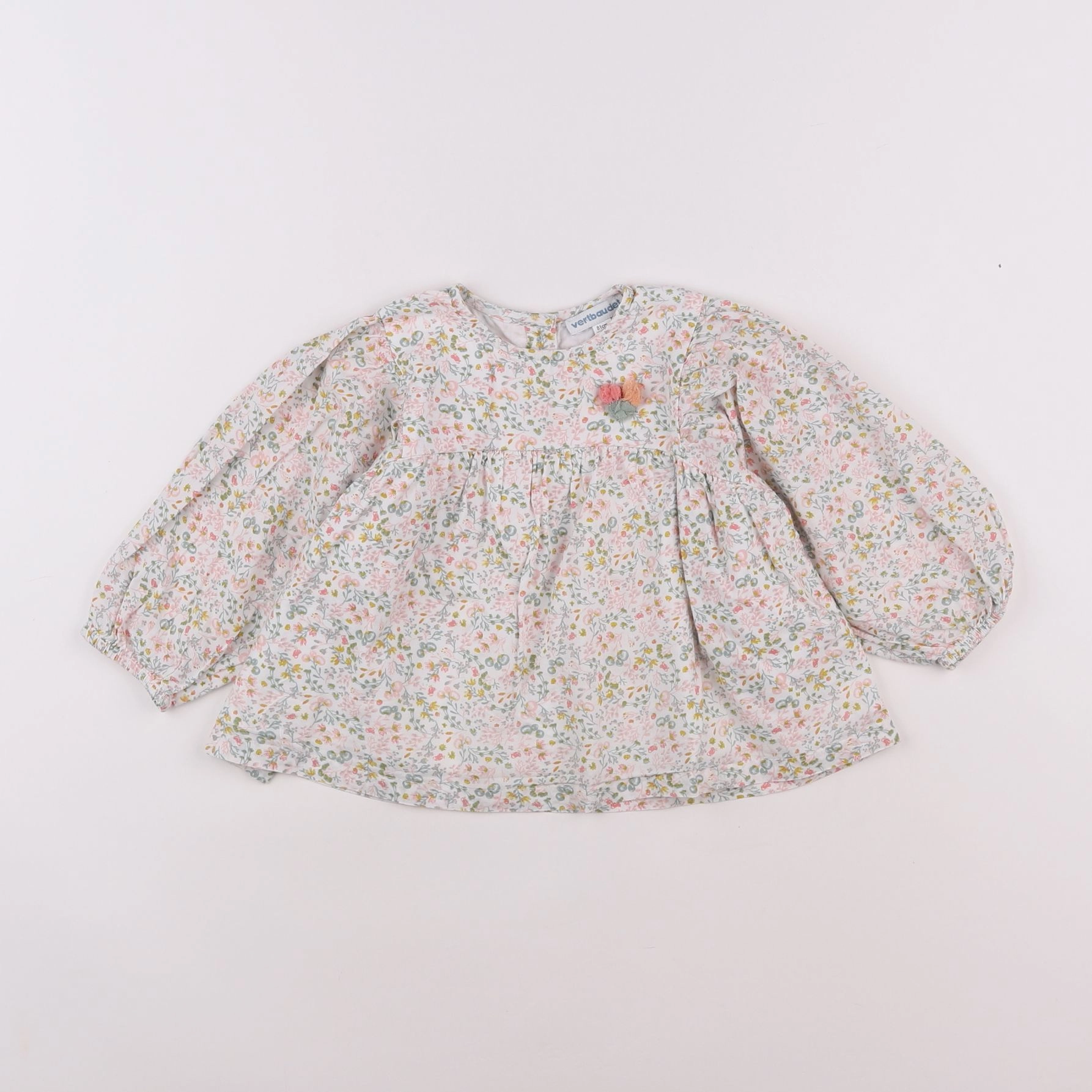 Vertbaudet - blouse multicolore - 18 mois