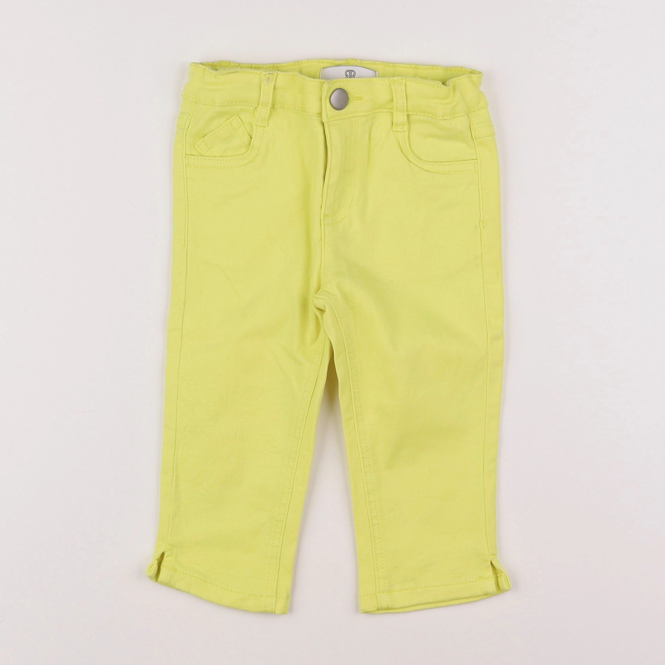 La Redoute - pantacourt jaune fluo - 4 ans