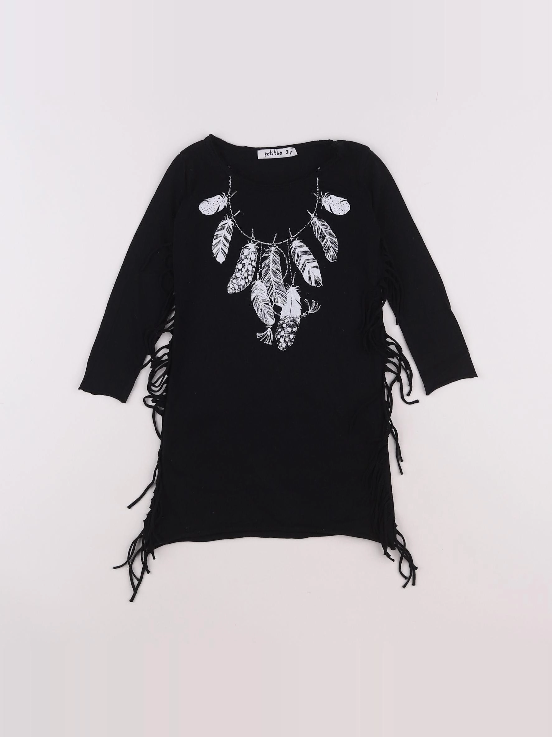 Petitbo - robe noir - 2 ans