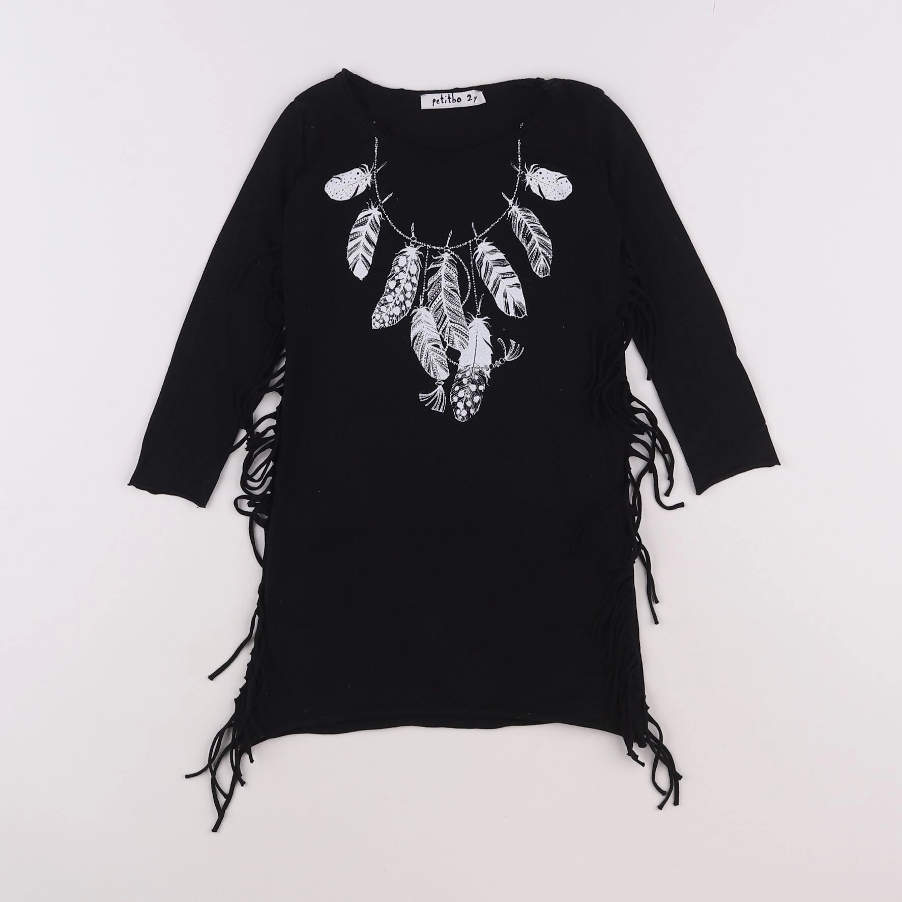 Petitbo - robe noir - 2 ans