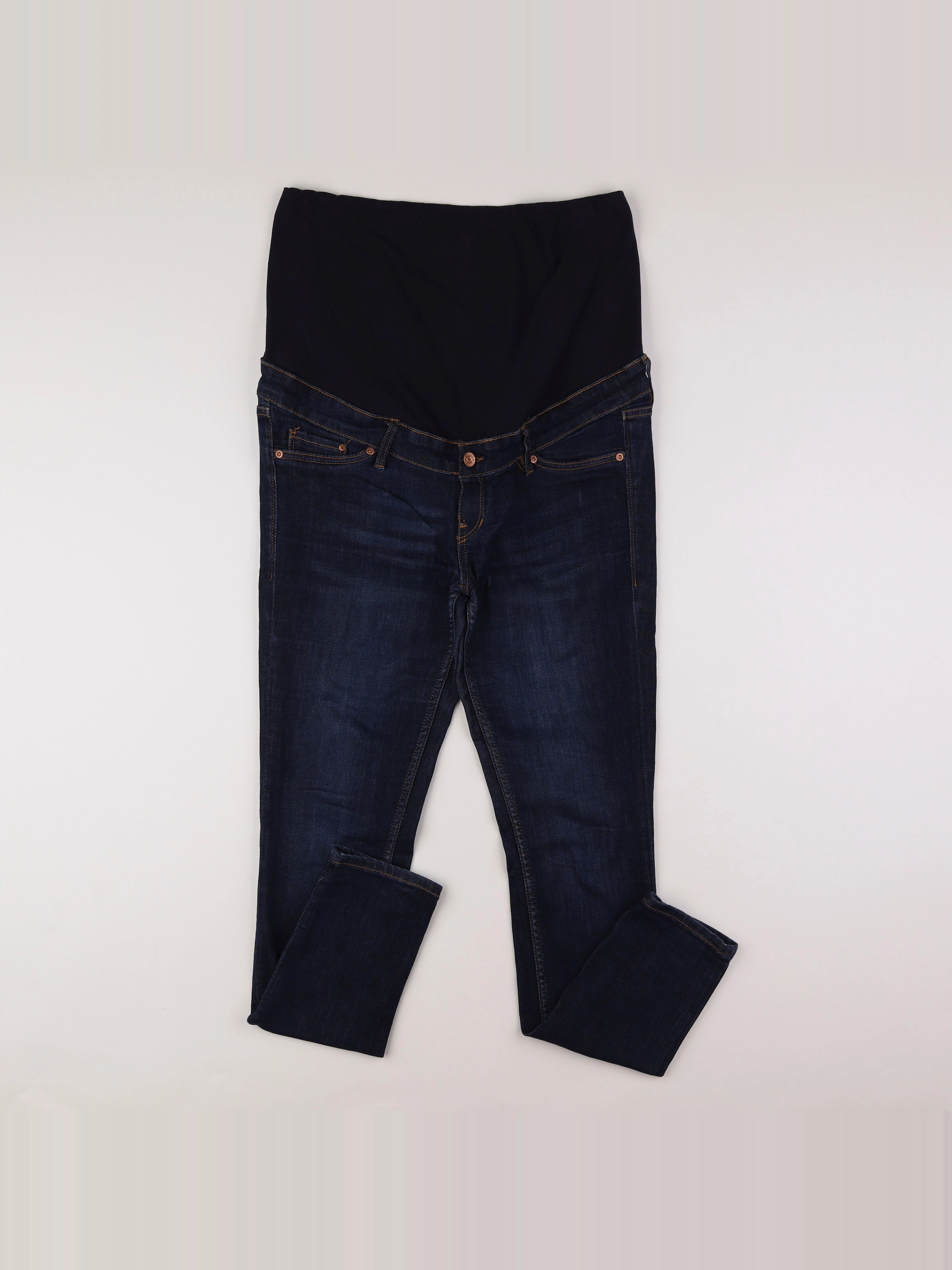 H&M - jean grossesse bleu - 40