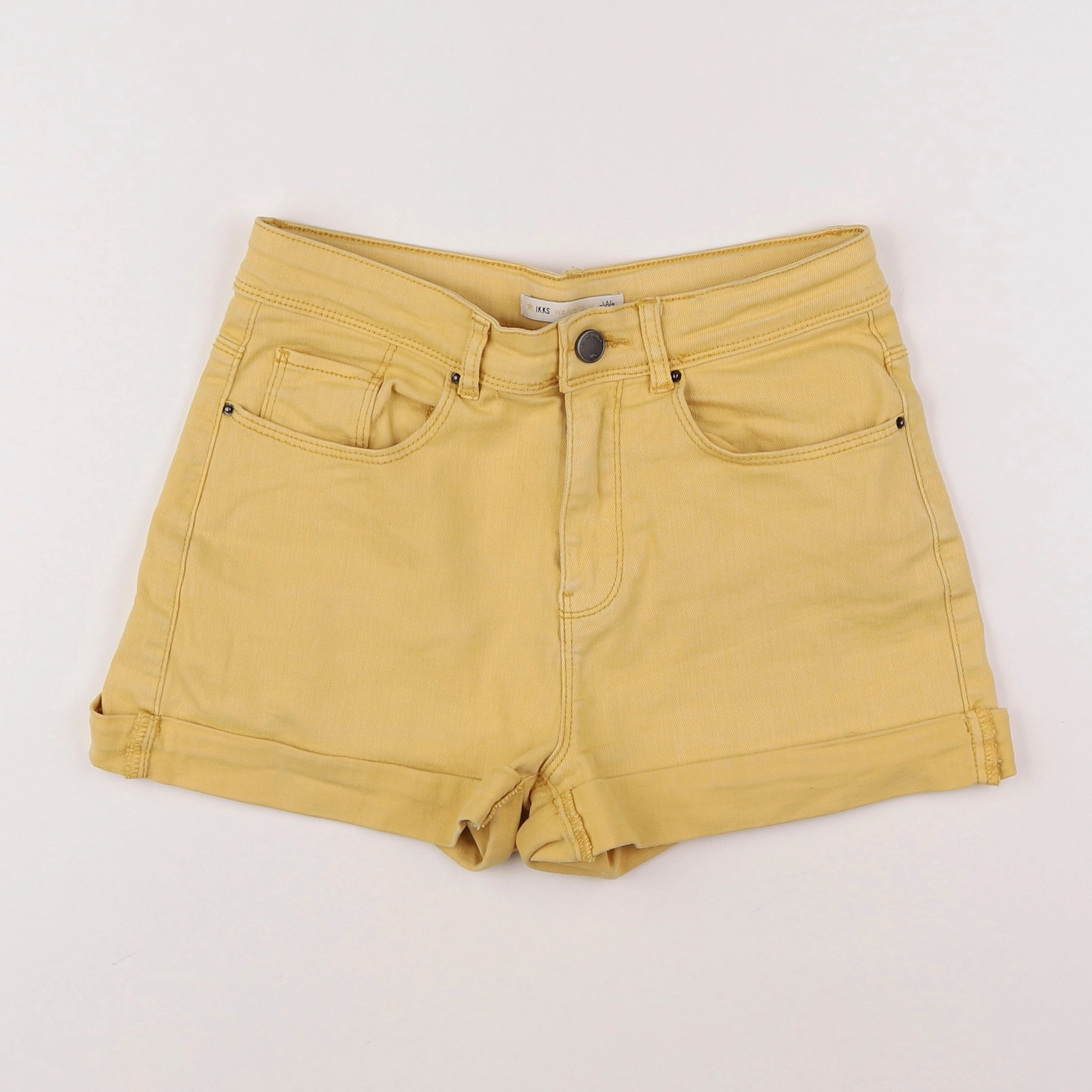 IKKS - short jaune - 14 ans