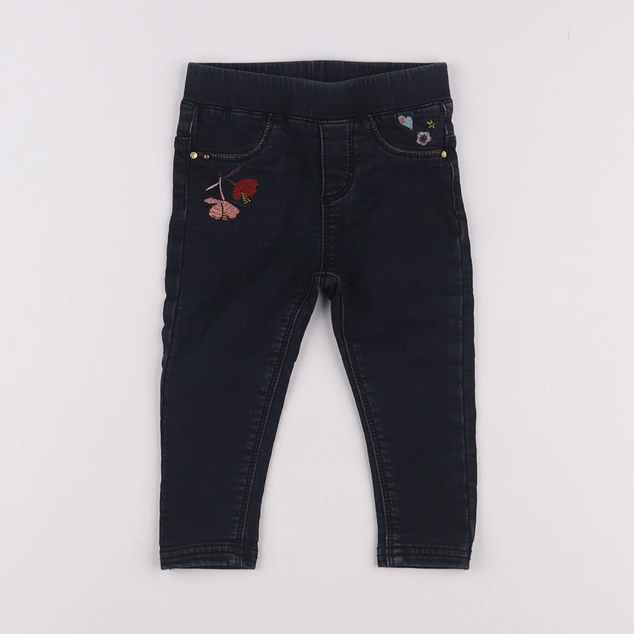 Catimini - jegging bleu - 12 mois