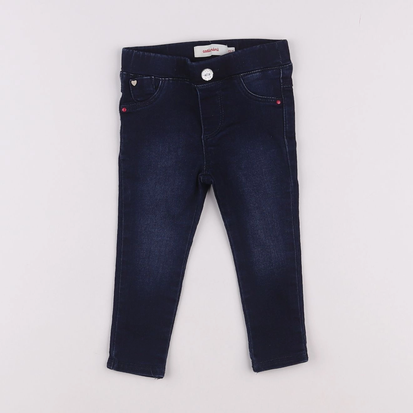 Catimini - jegging bleu - 12 mois