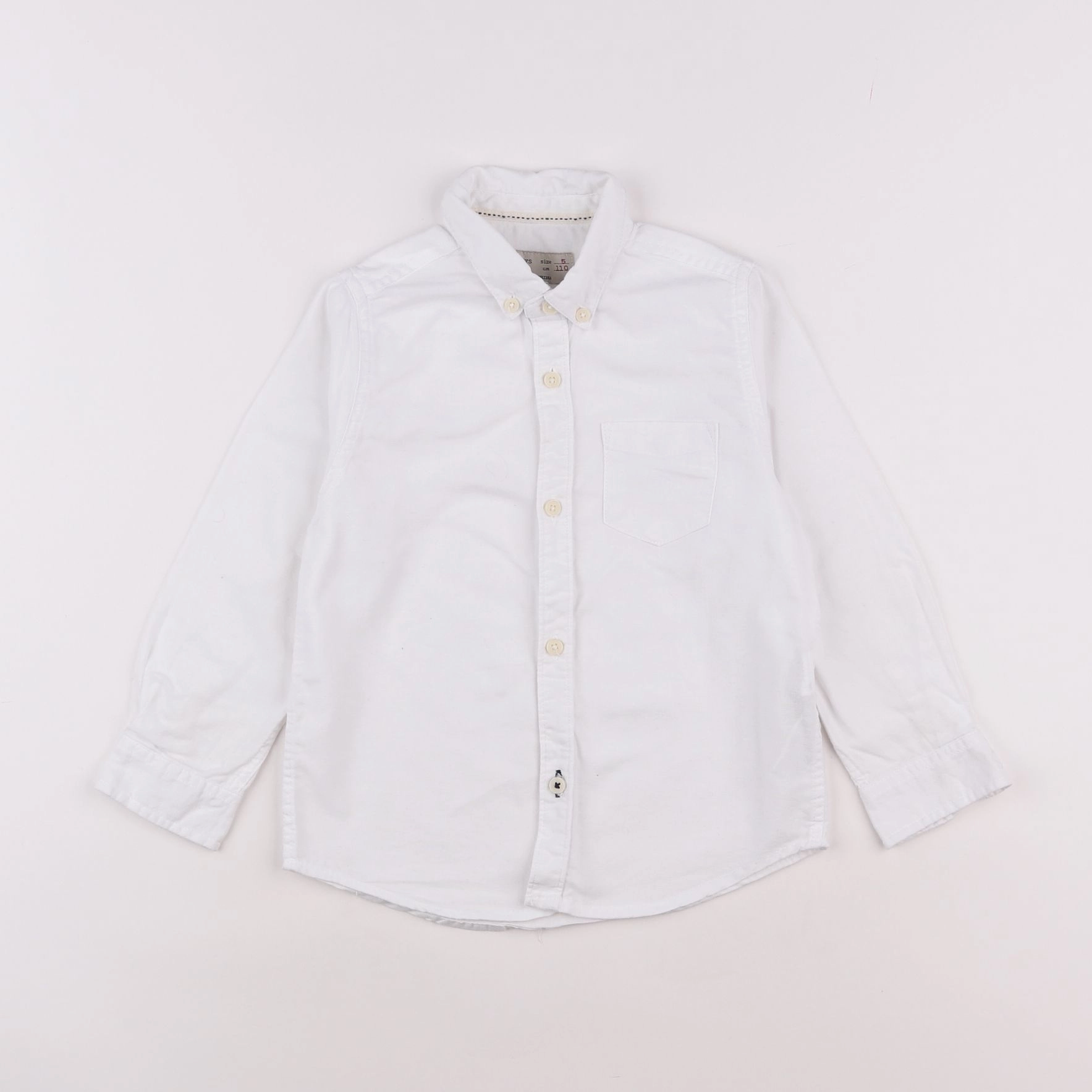 Zara - chemise blanc - 5 ans