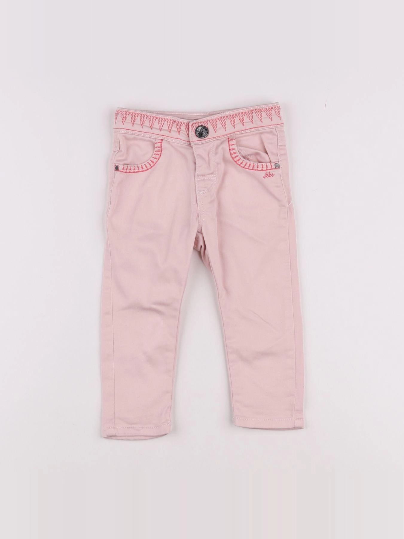 IKKS - pantalon rose - 12 mois