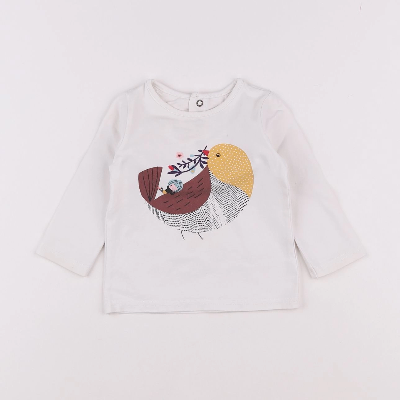 Catimini - tee-shirt blanc - 12 mois