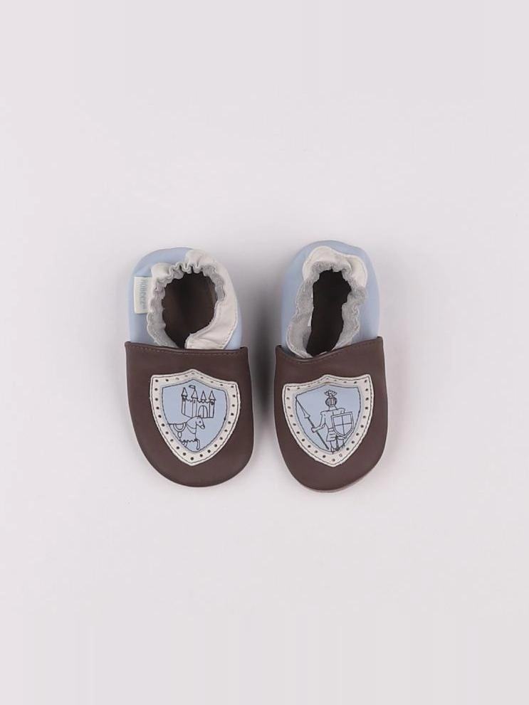 Robeez - chaussons bleu, marron - pointure 18/19
