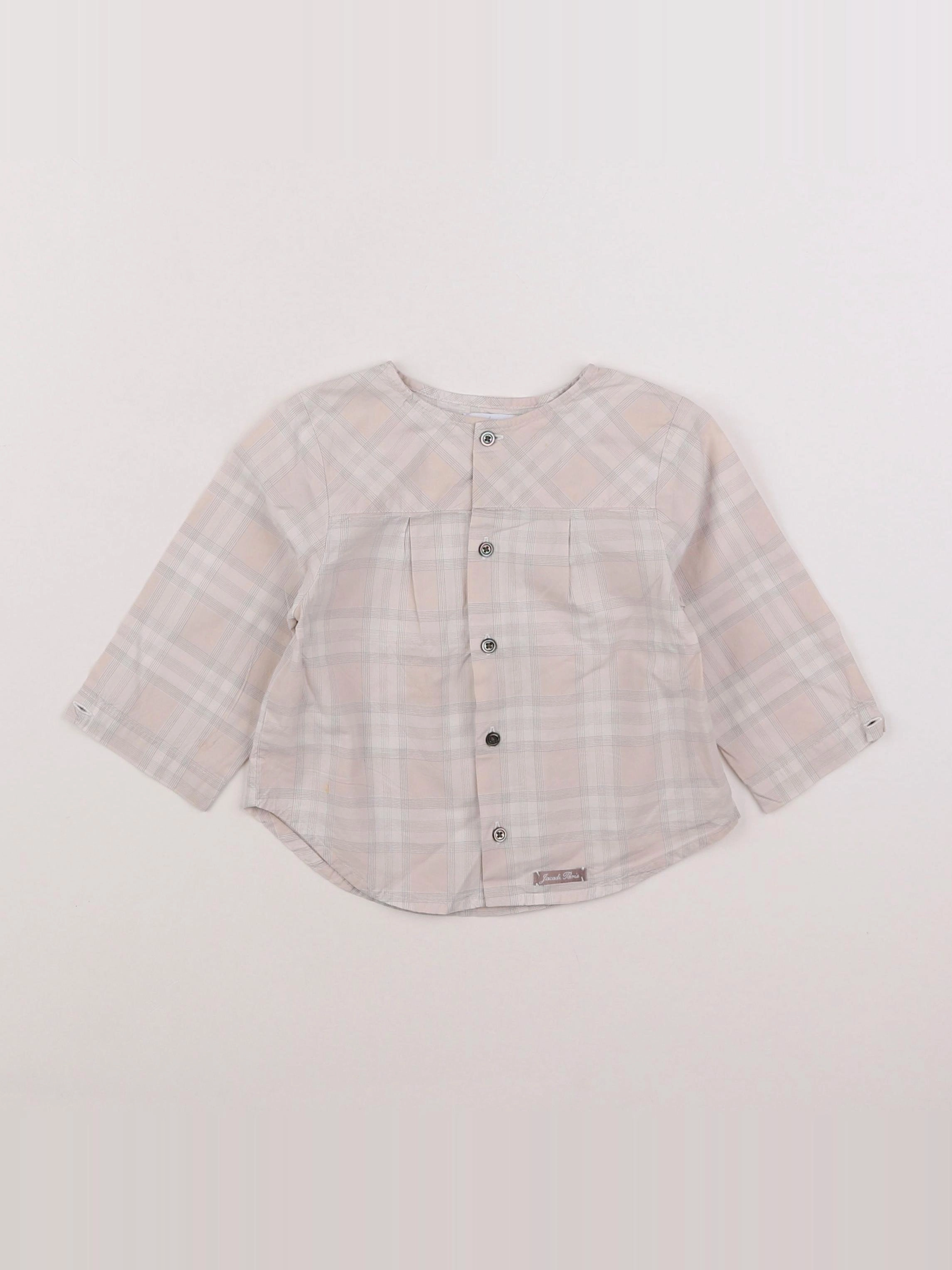 Jacadi - chemise beige - 12 mois