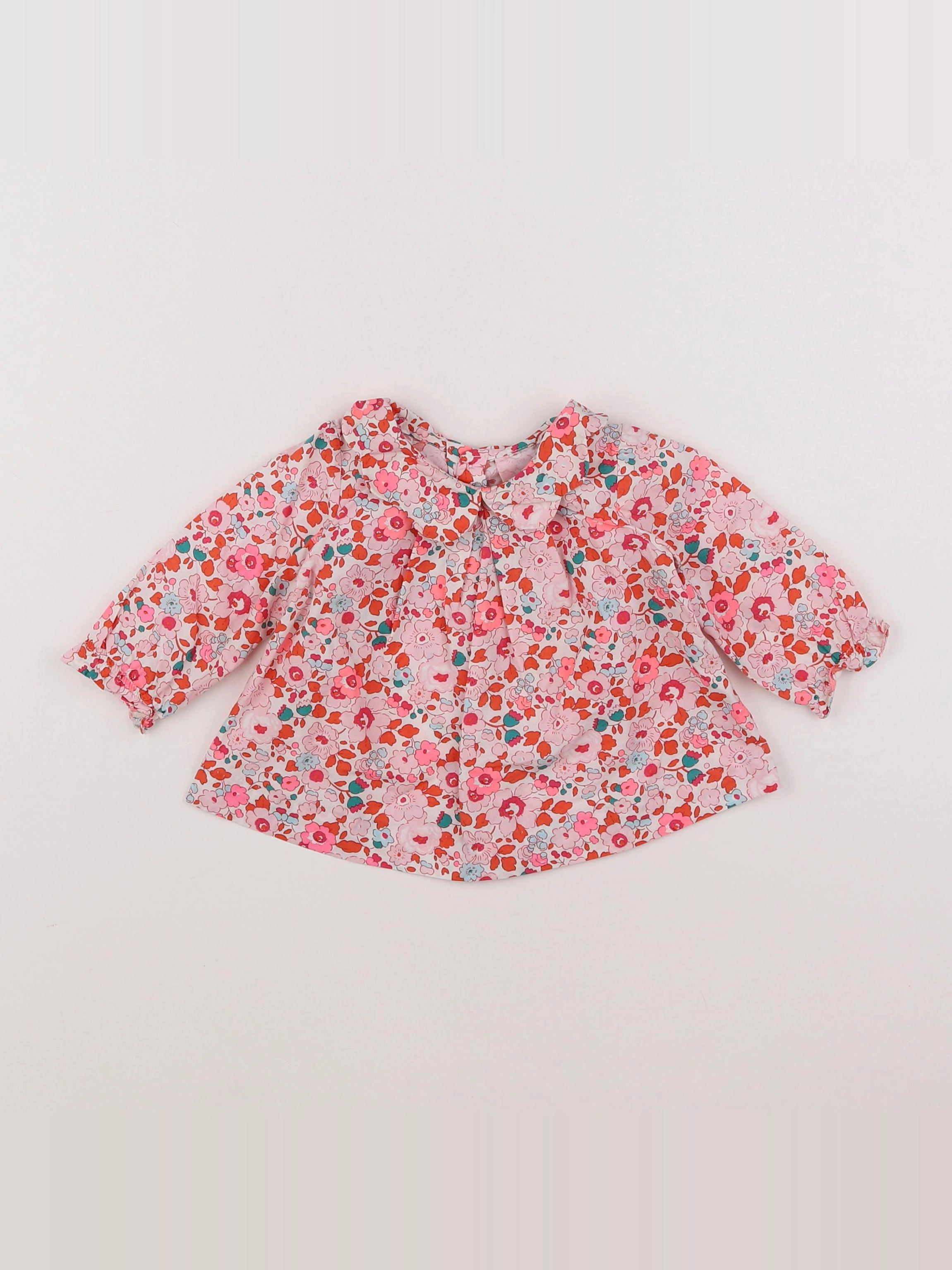 Jacadi - blouse liberty multicolore - 6 mois