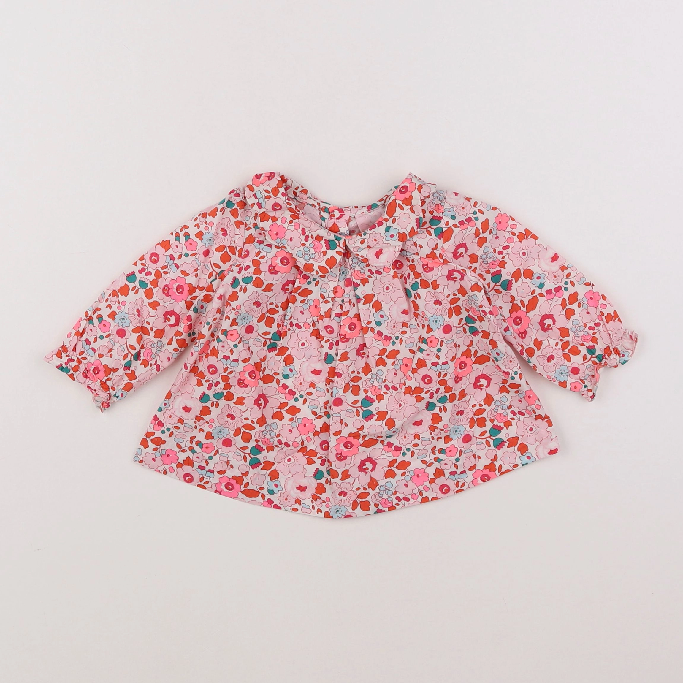 Jacadi - blouse liberty multicolore - 6 mois