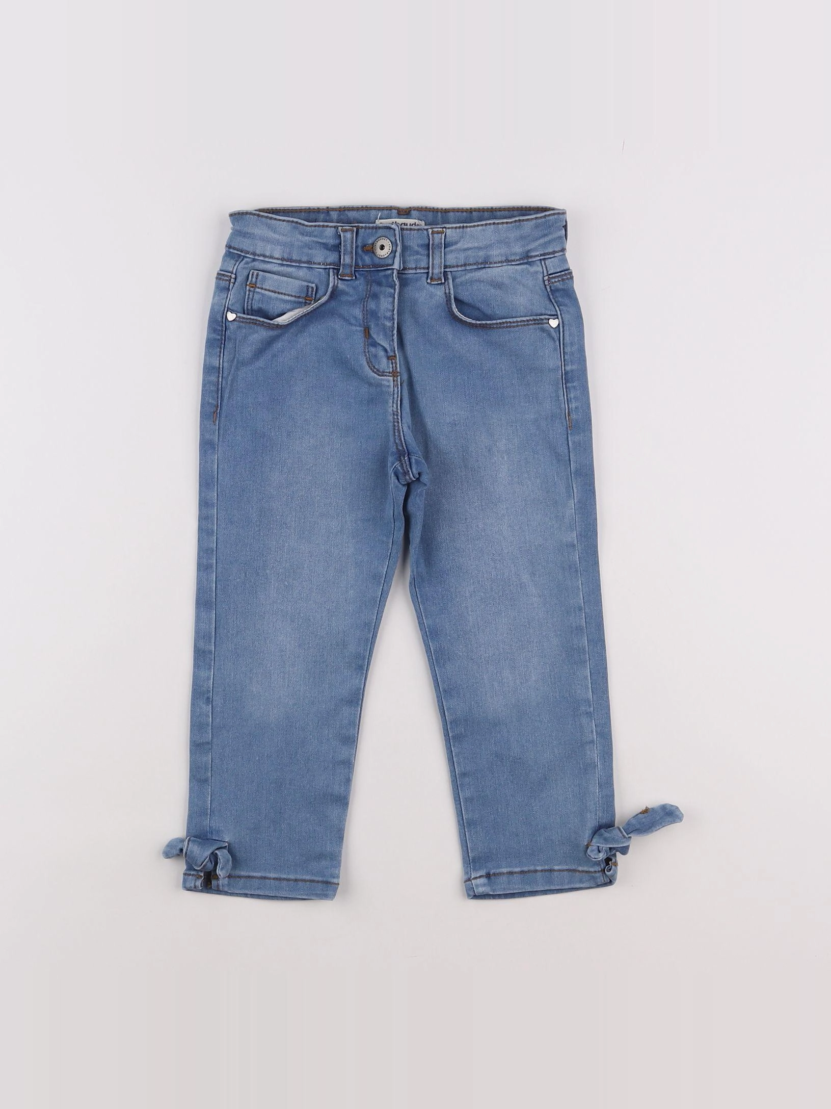 Vertbaudet - pantacourt bleu - 6 ans