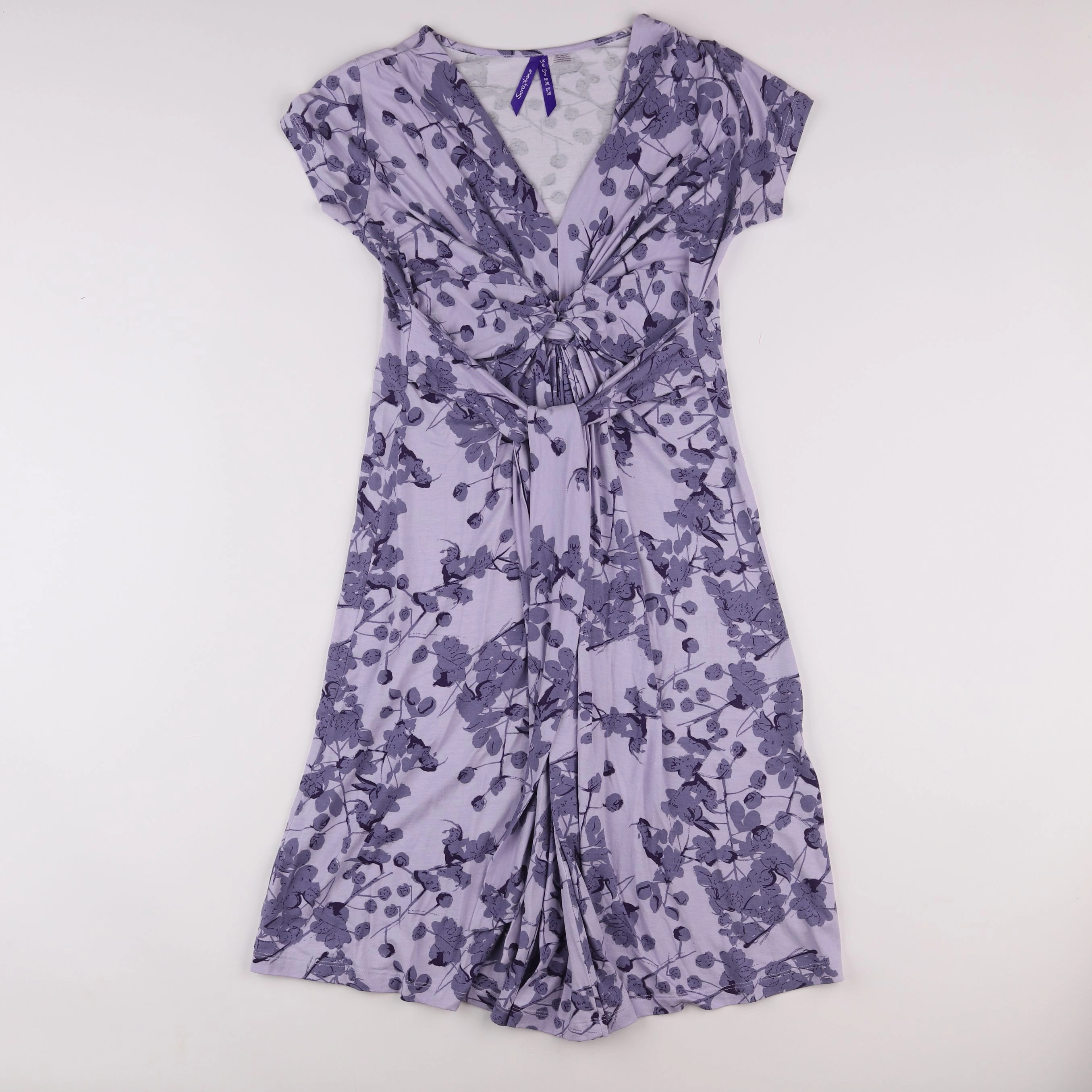 Seraphine - robe allaitement, grossesse violet - 36