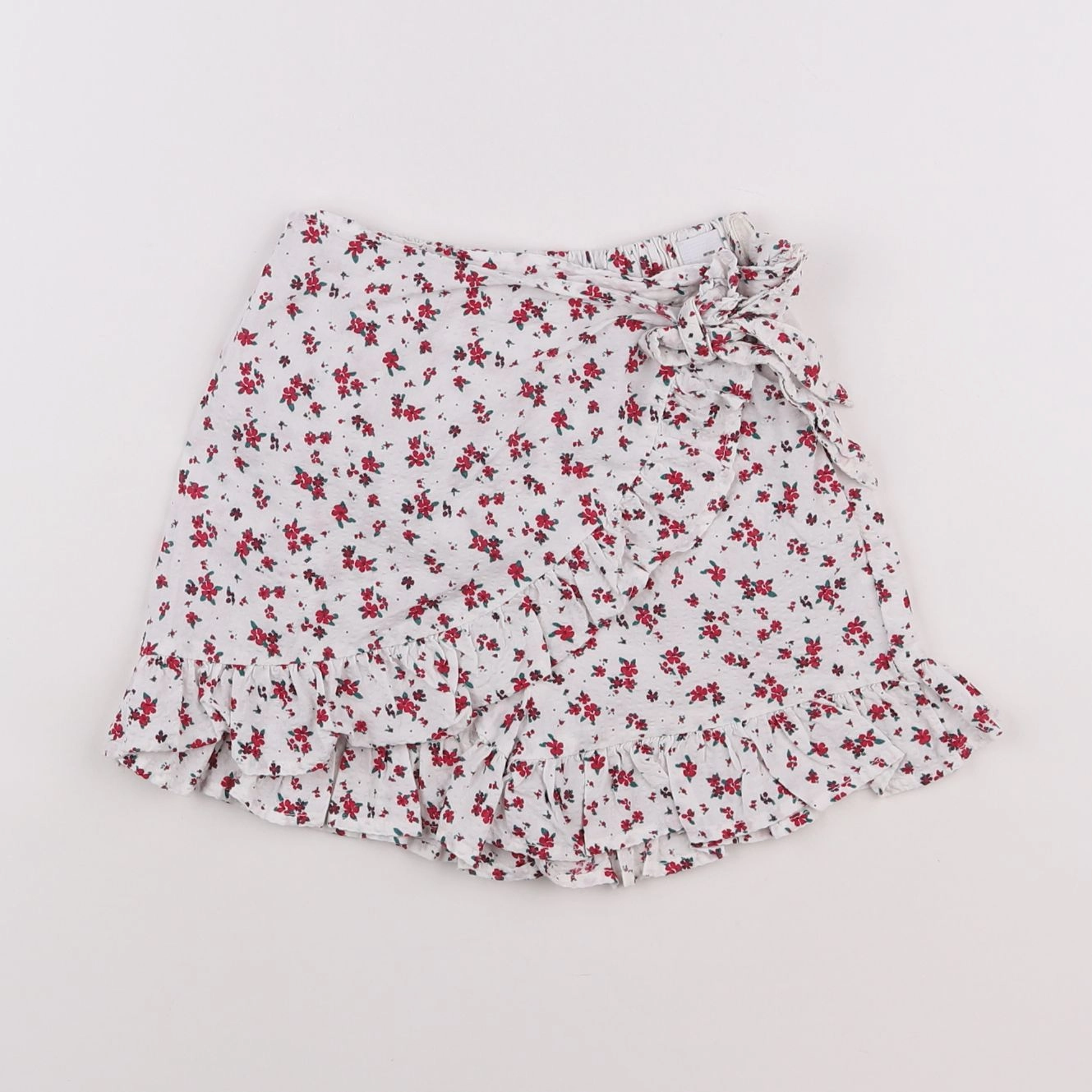 Vertbaudet - jupe short blanc - 5 ans