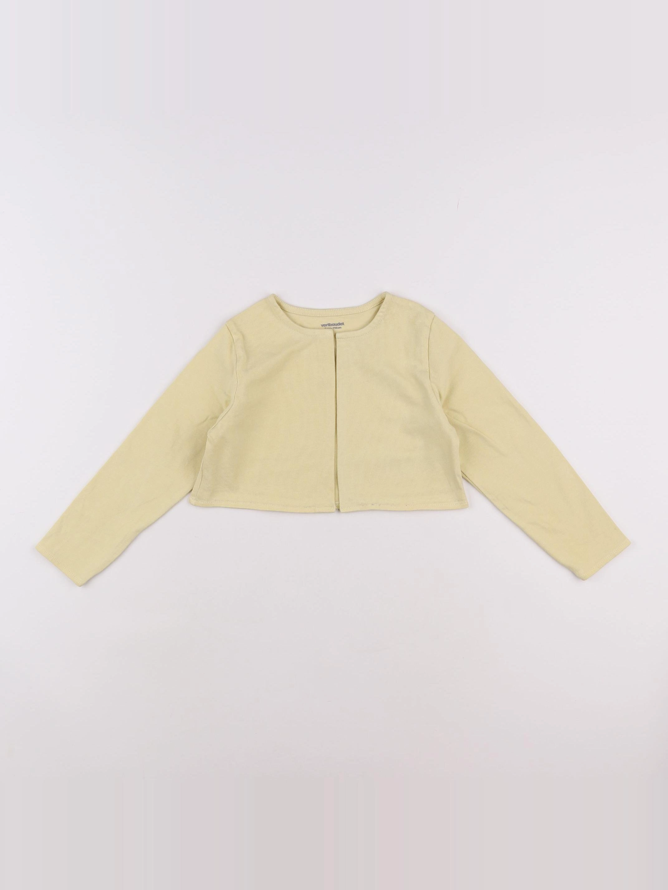 Vertbaudet - tee-shirt jaune - 6 ans