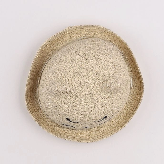 Vertbaudet - chapeau beige - 6/9 mois