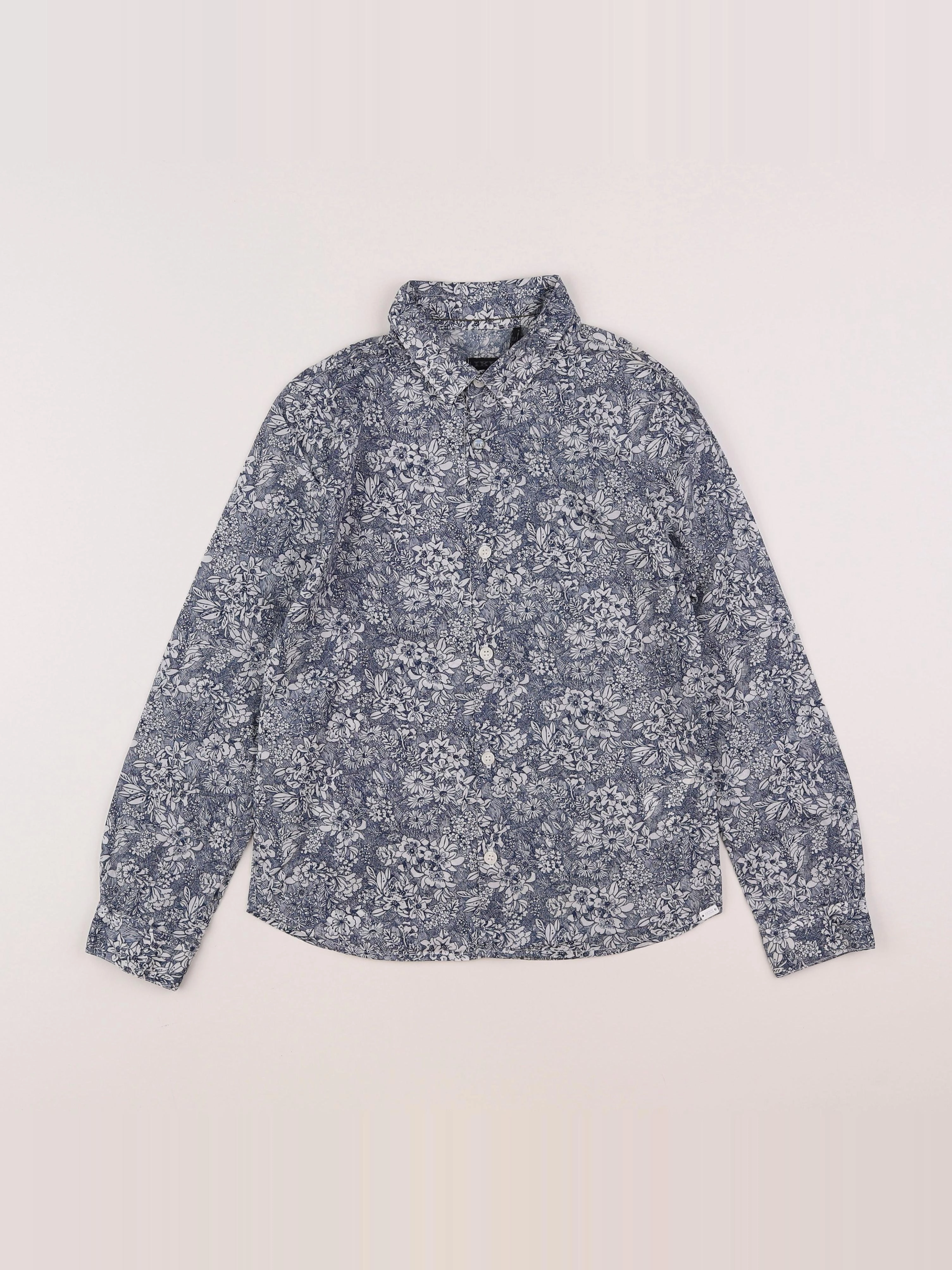 IKKS - chemise bleu - 8 ans