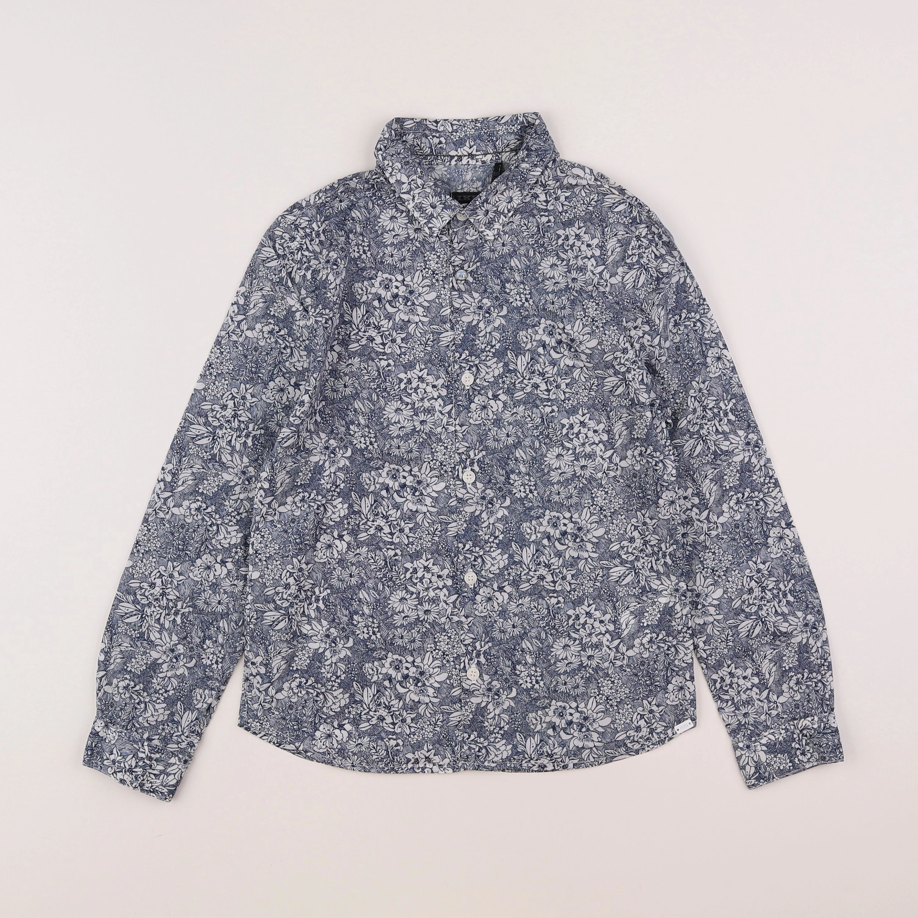 IKKS - chemise bleu - 8 ans
