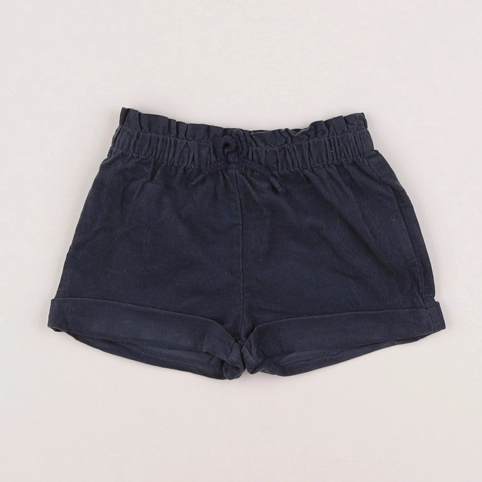 Vertbaudet - short bleu - 12 mois