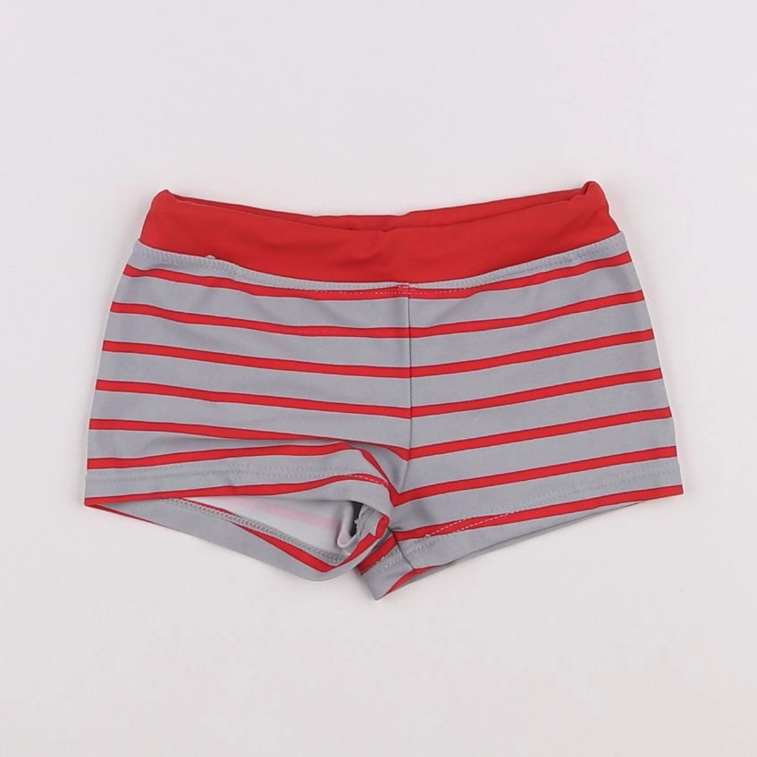 Vertbaudet - maillot de bain rouge - 12 mois