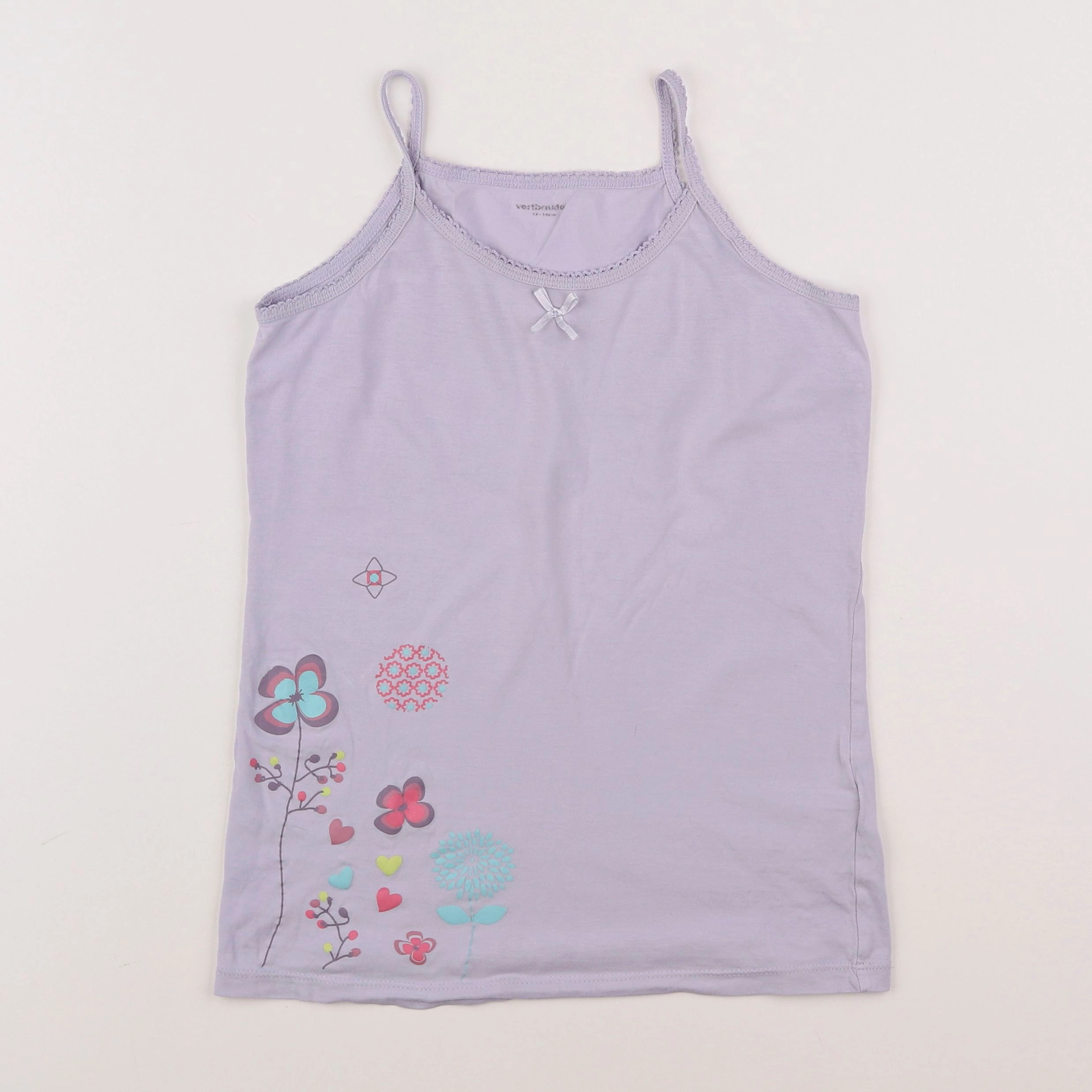 Vertbaudet - maillot de corps violet - 12 ans