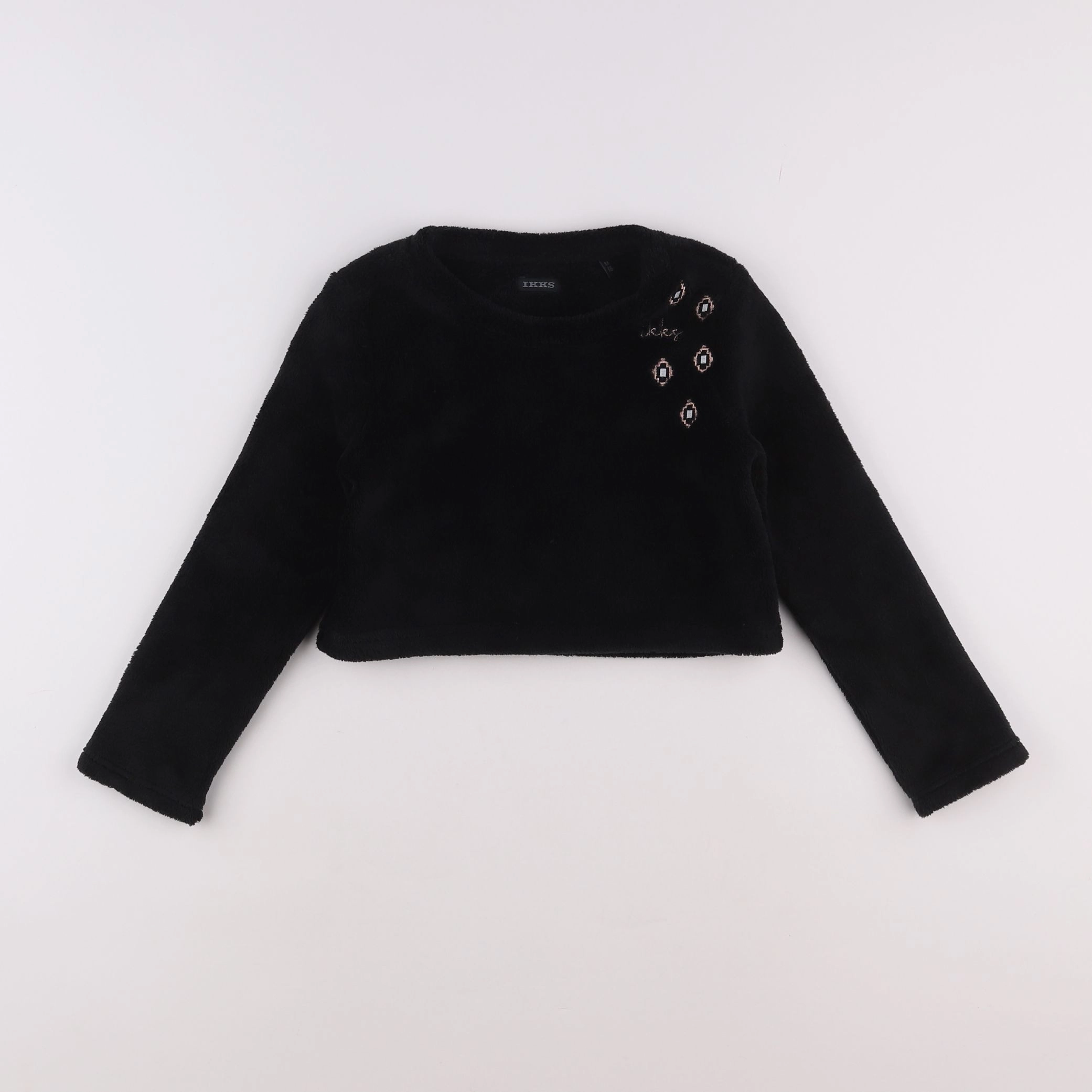 IKKS - pull court noir - 6 ans