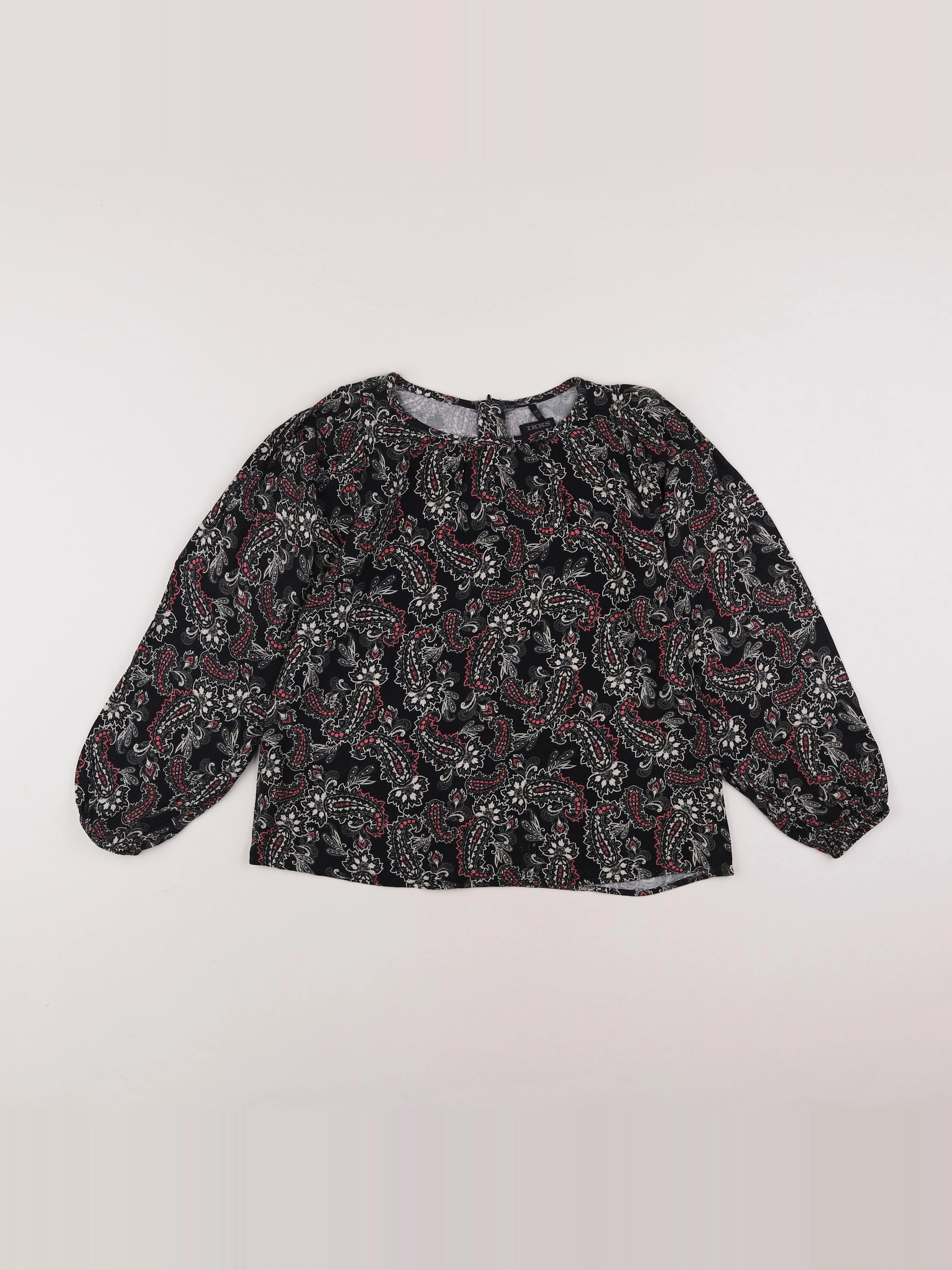 IKKS - blouse noir - 8 ans