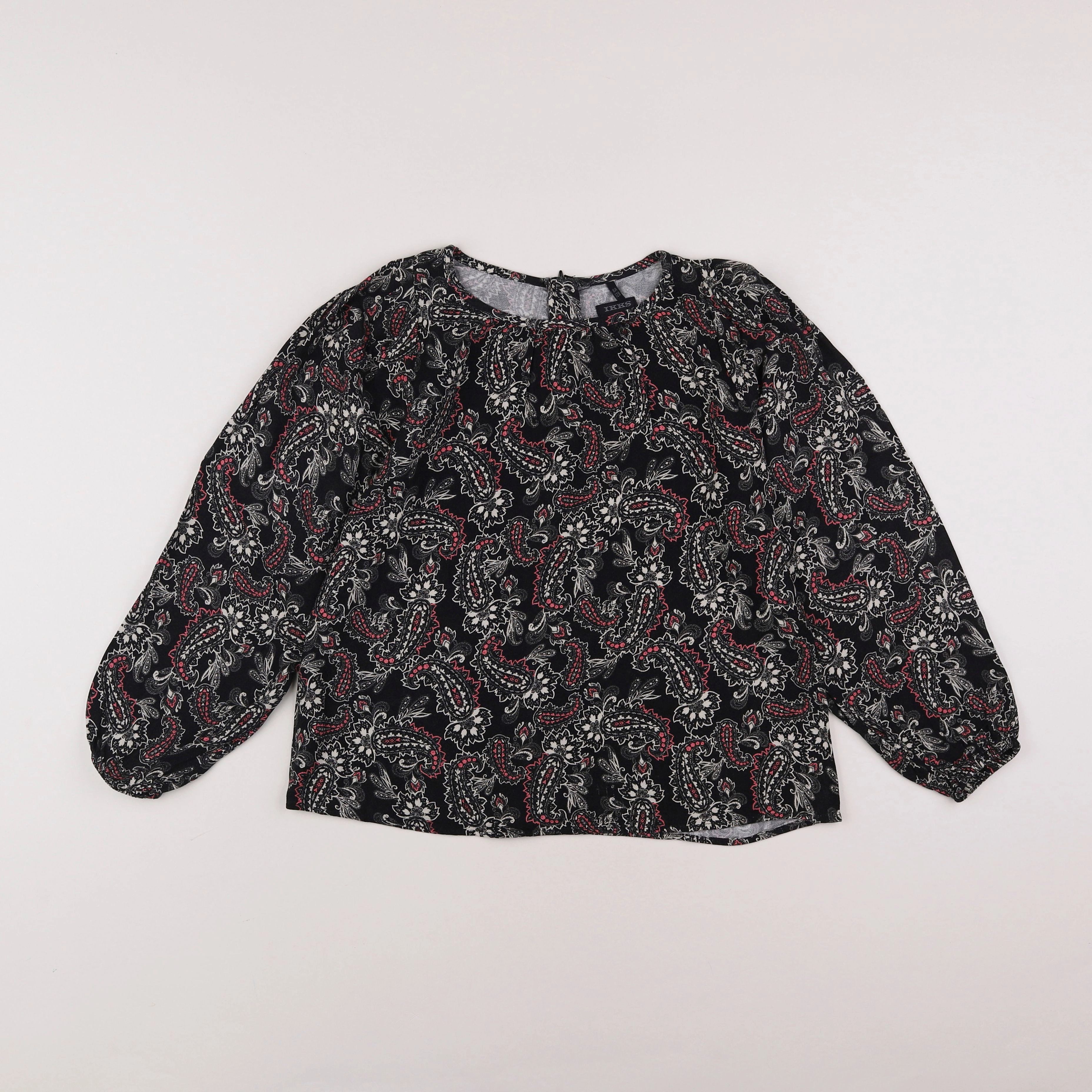 IKKS - blouse noir - 8 ans