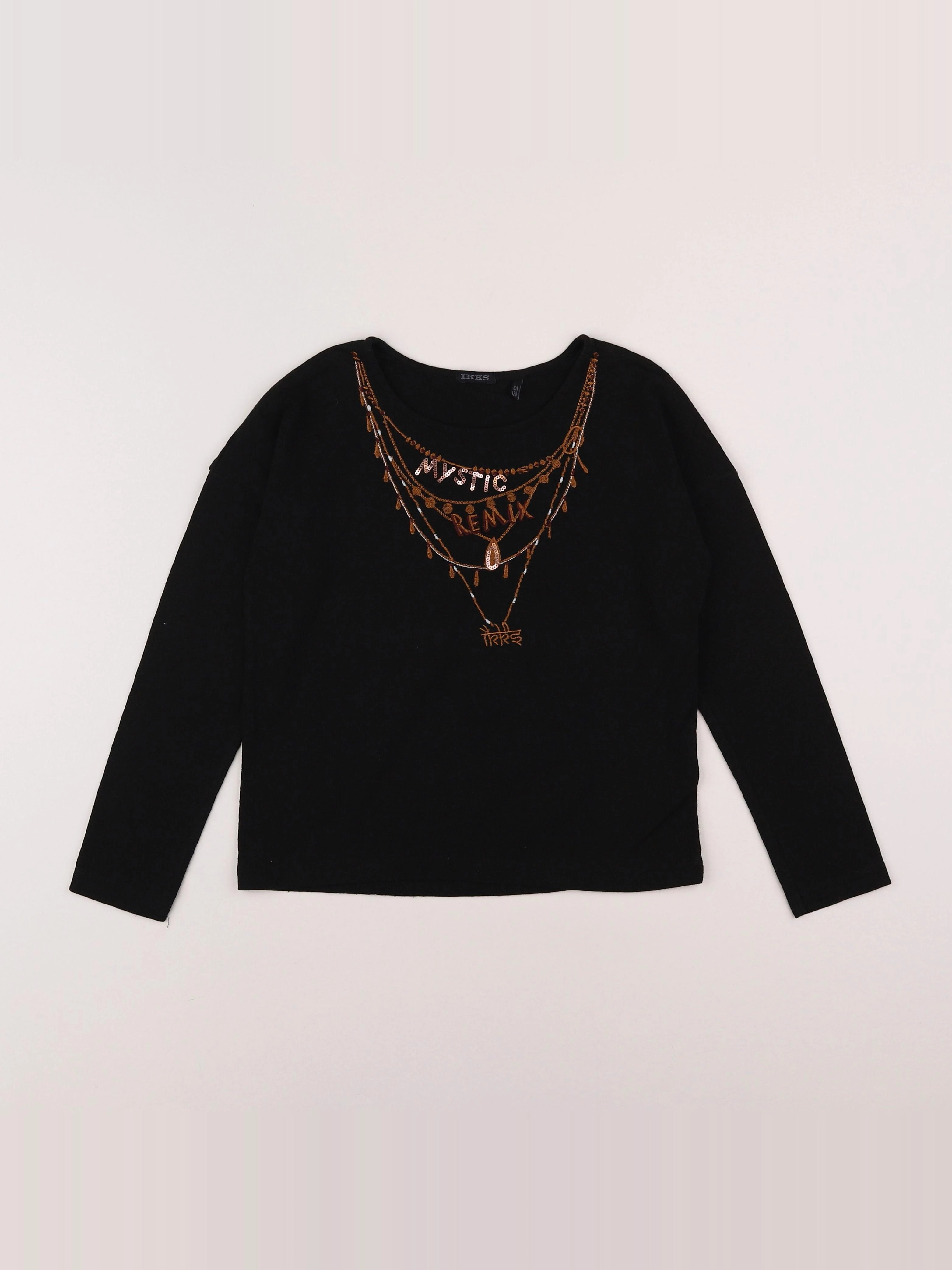 IKKS - tee-shirt noir - 8 ans