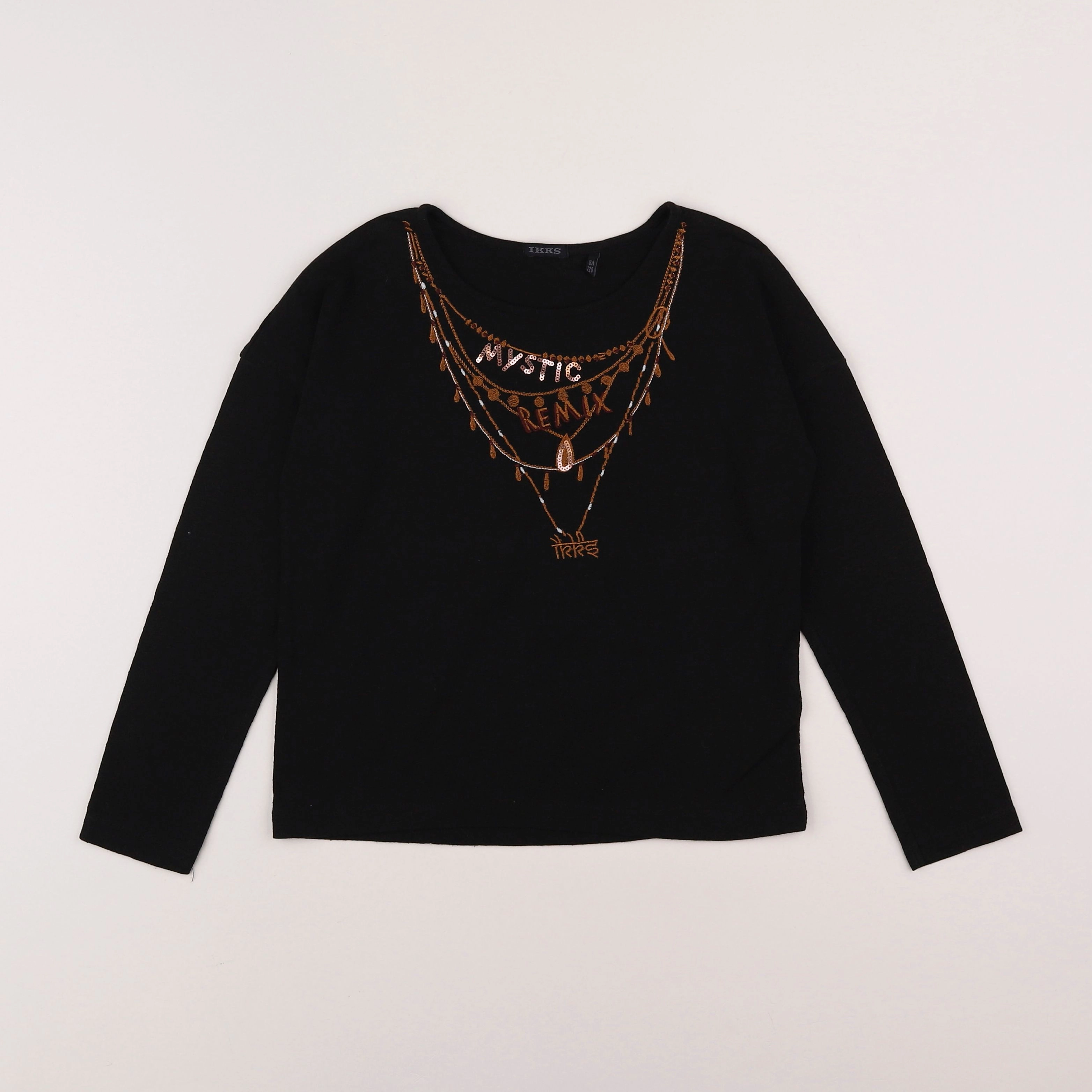 IKKS - tee-shirt noir - 8 ans