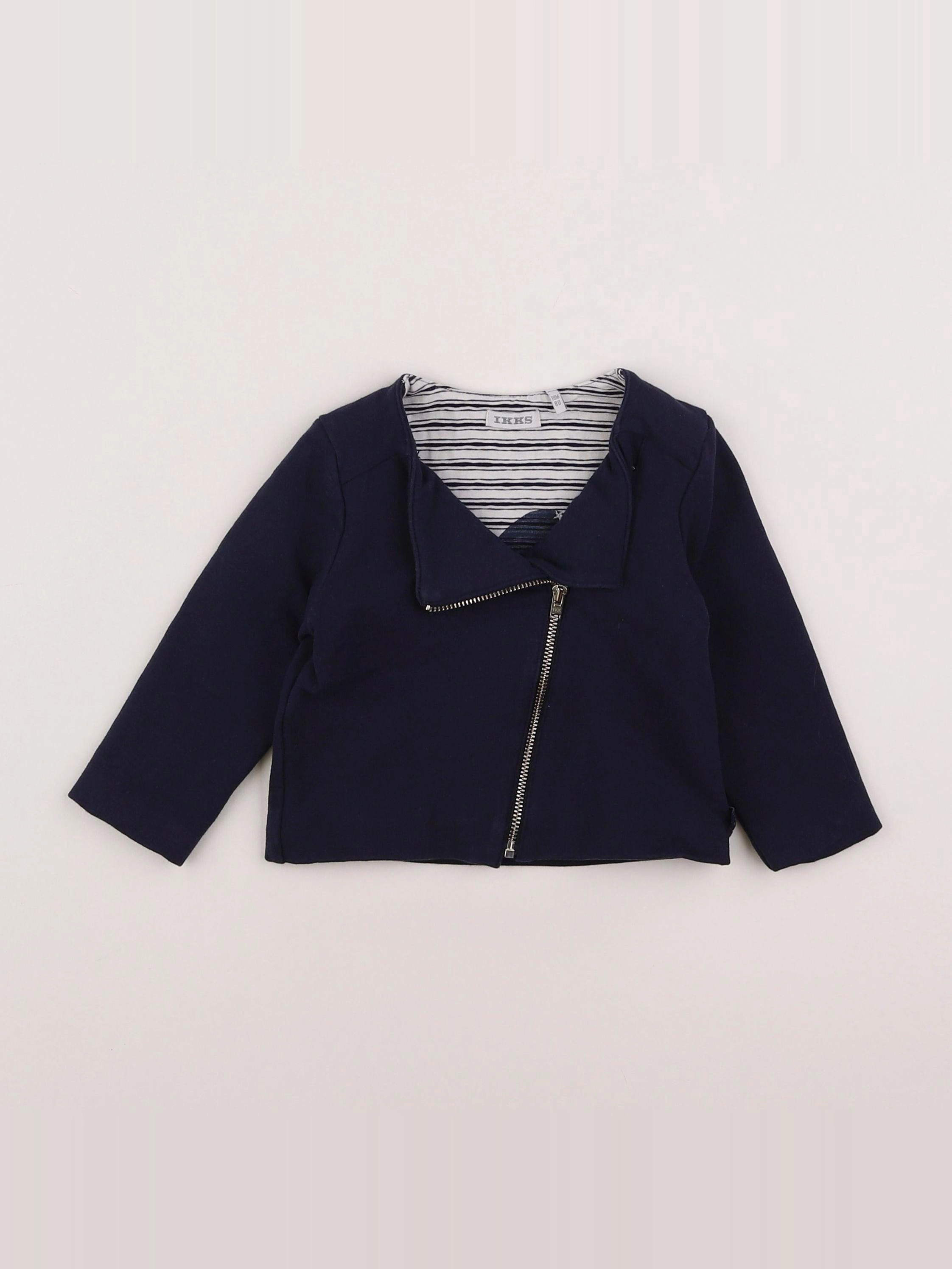 IKKS - veste bleu - 18 mois
