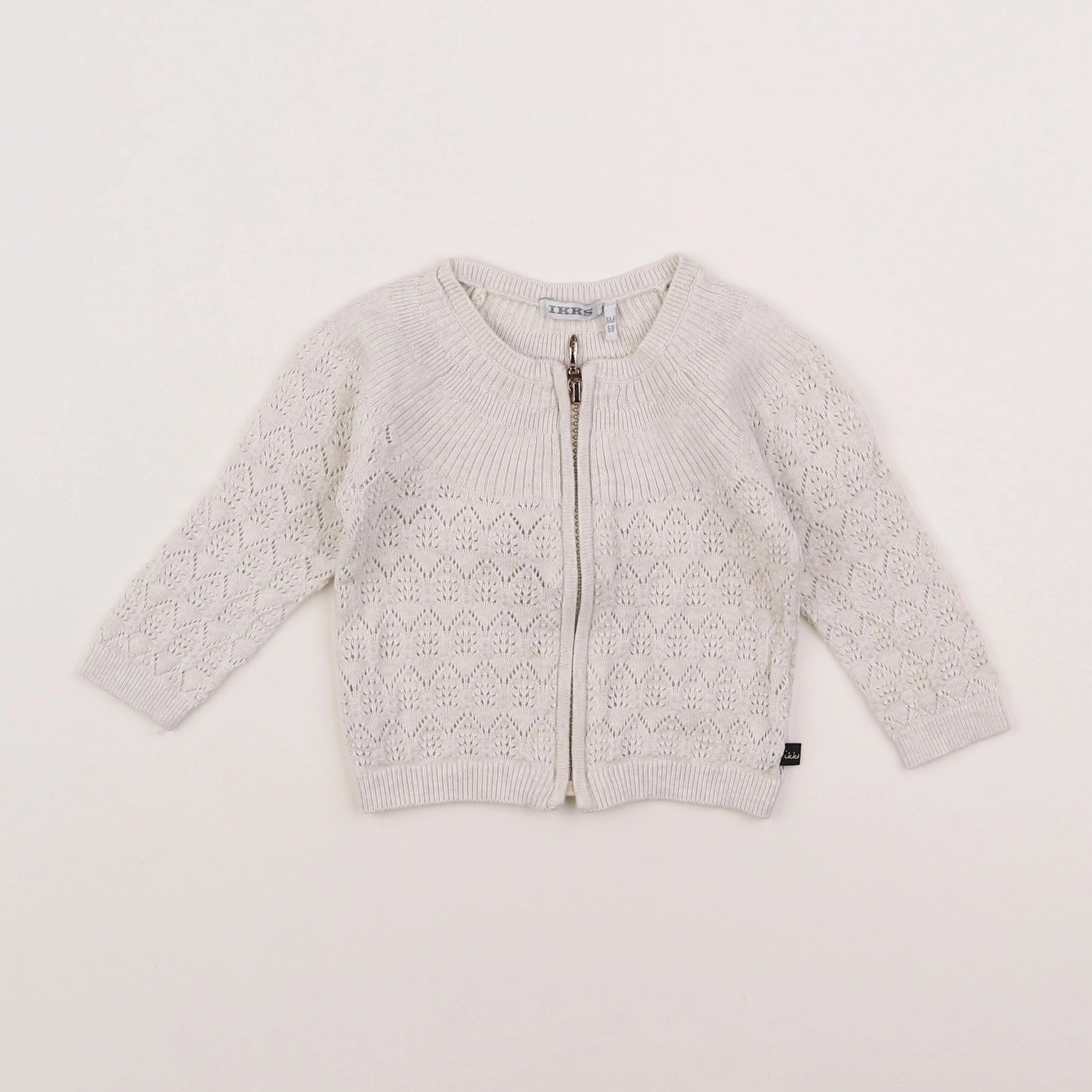 IKKS - gilet beige - 6 mois
