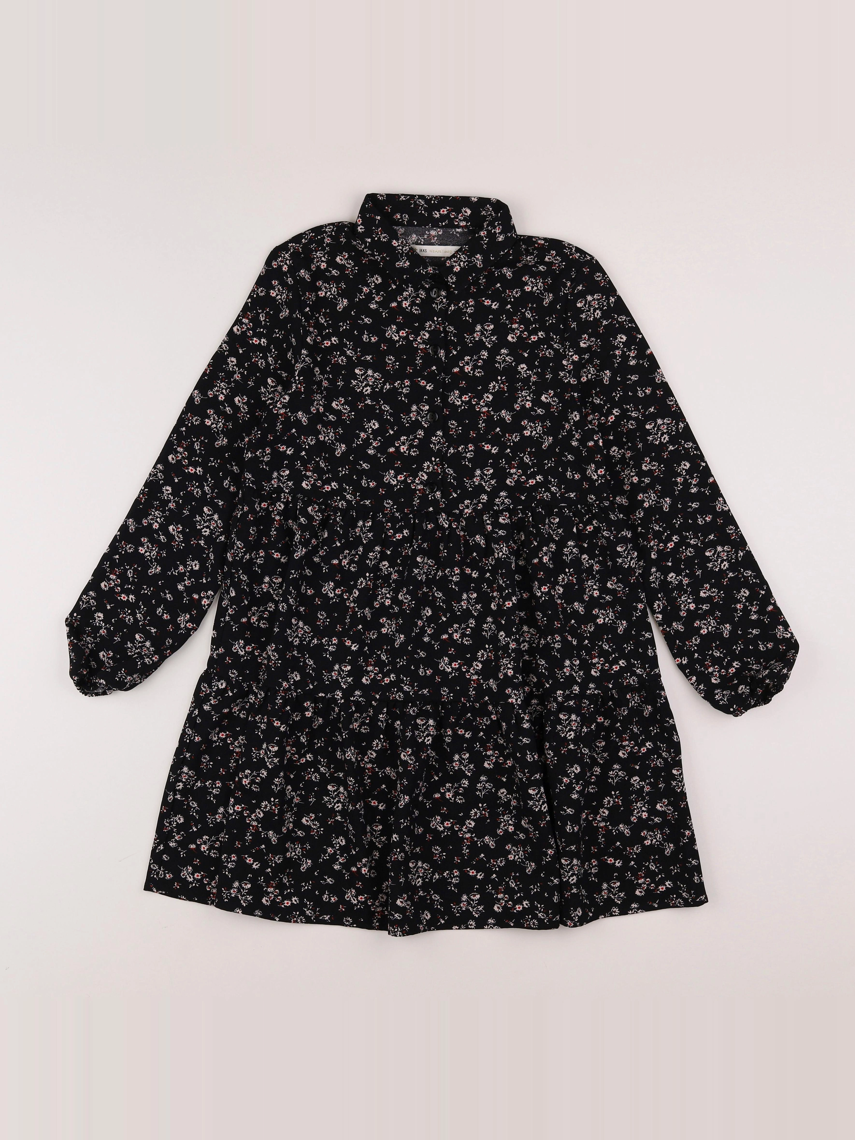 IKKS - robe noir - 10 ans