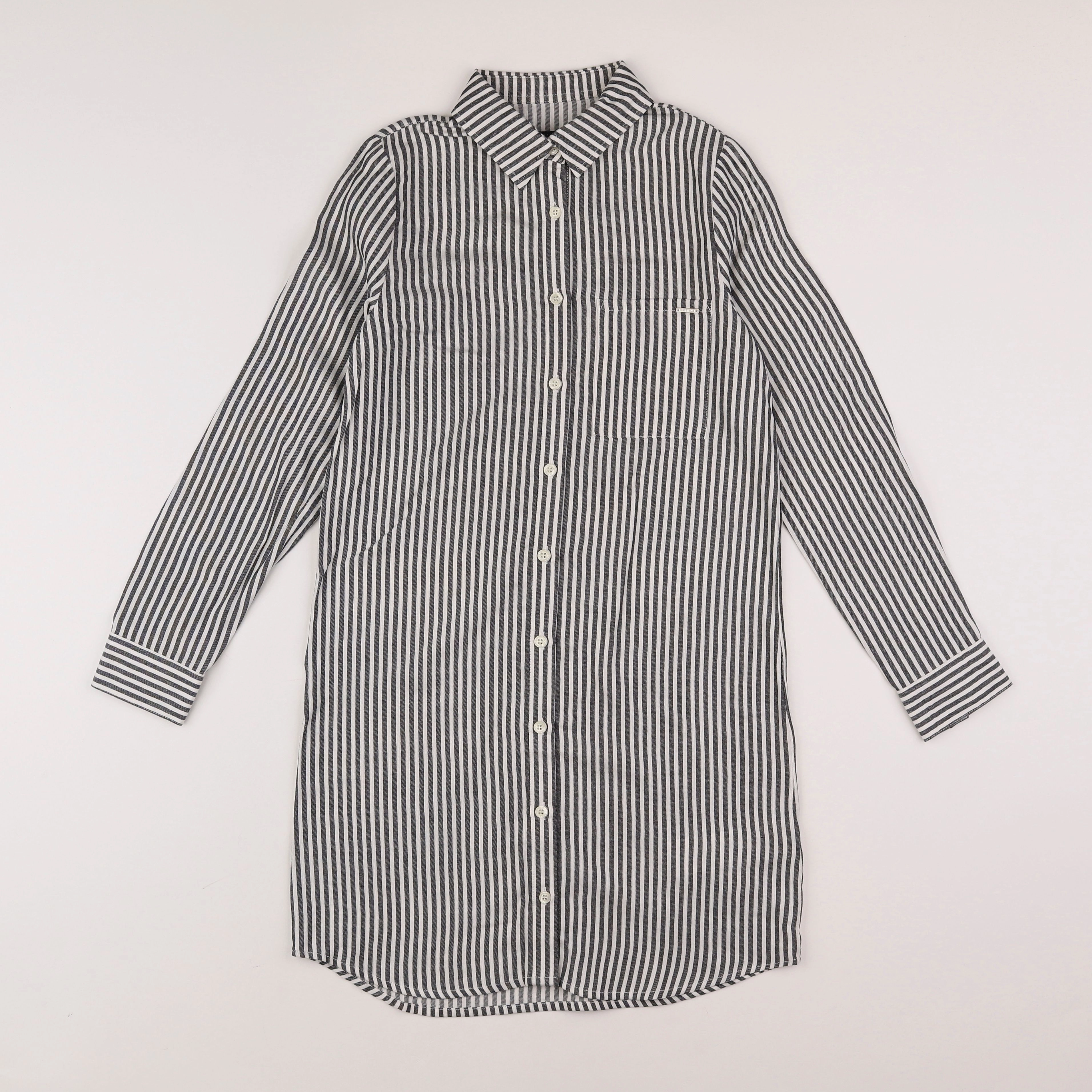IKKS - robe blanc, noir - 10 ans