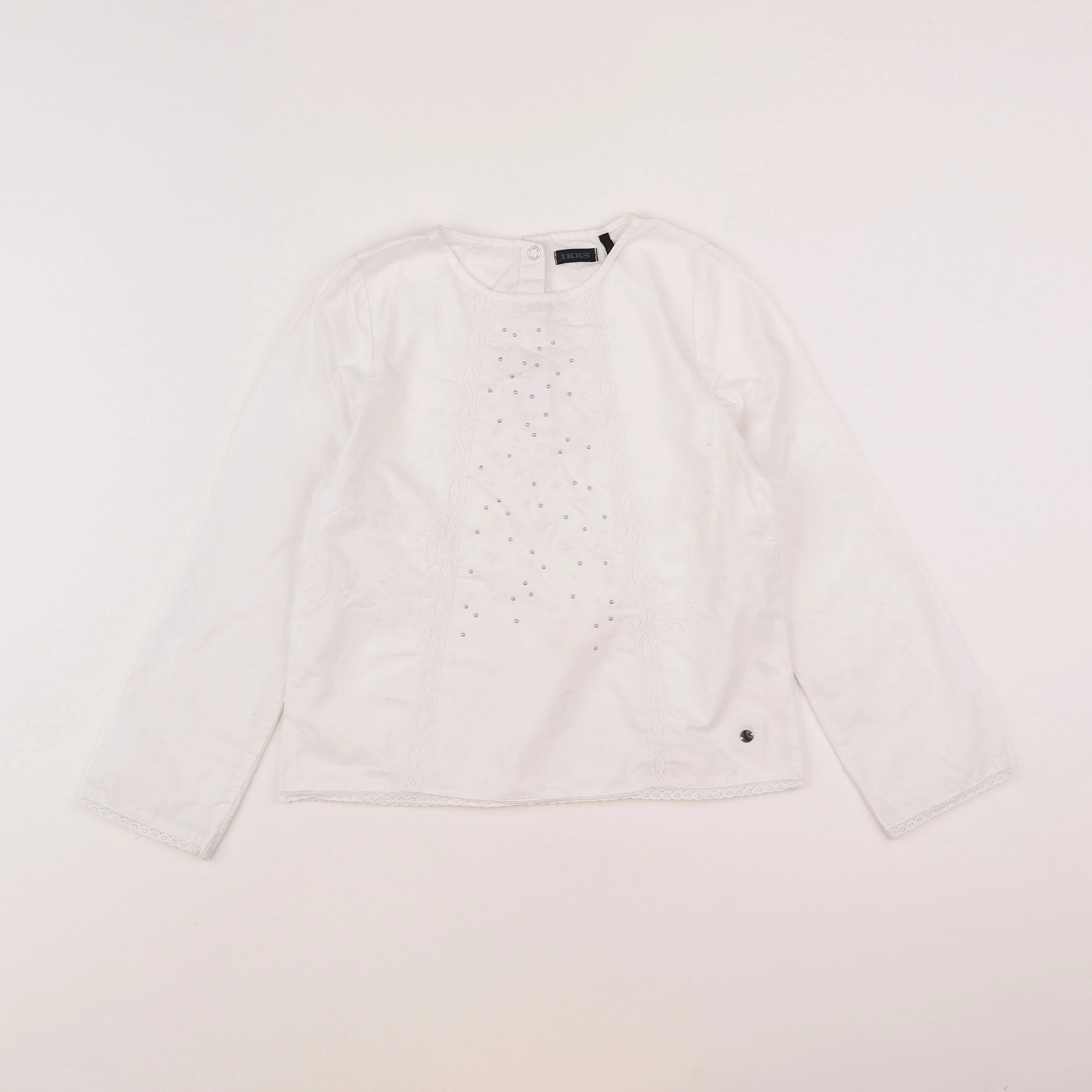 IKKS - blouse blanc - 8 ans