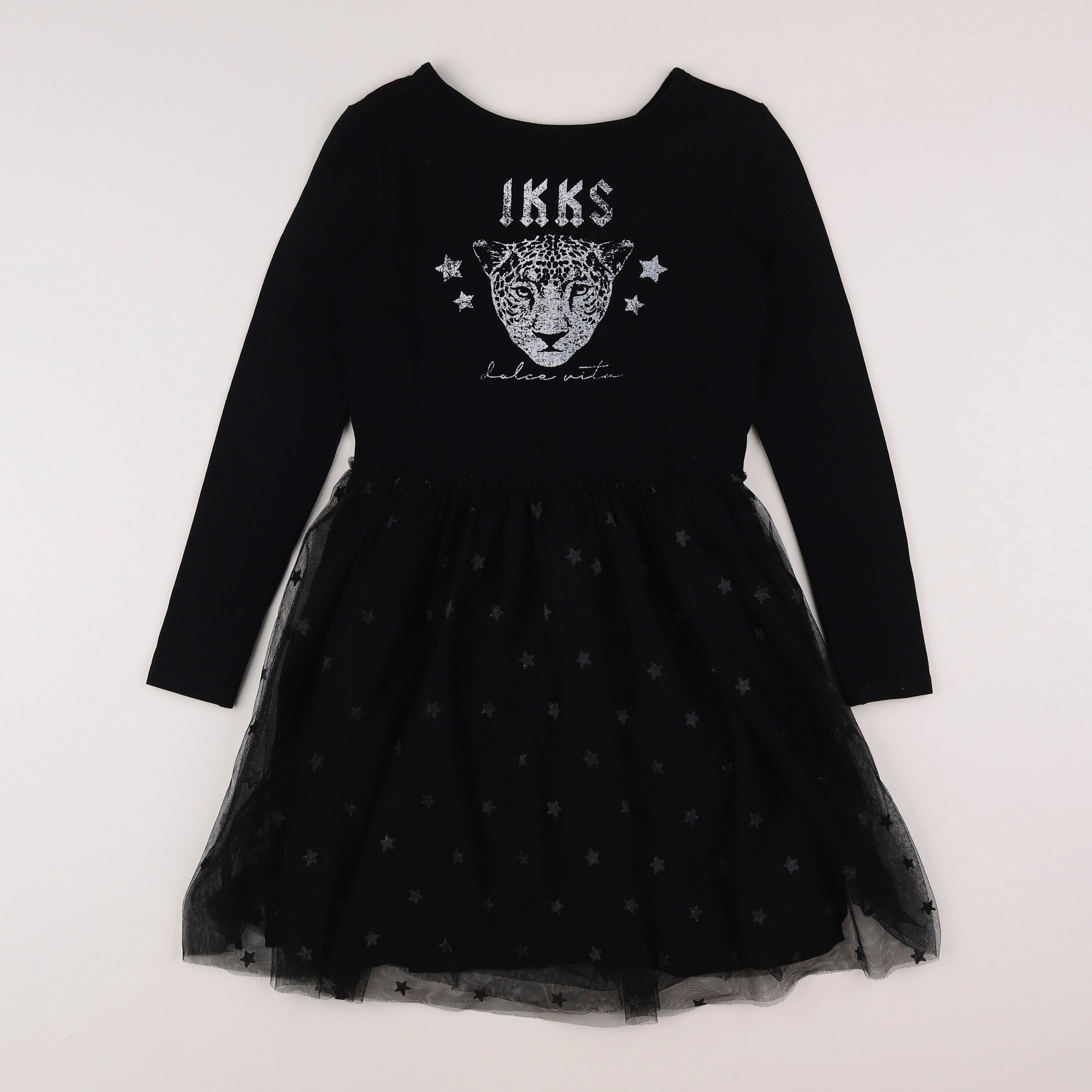 IKKS - robe noir - 12 ans
