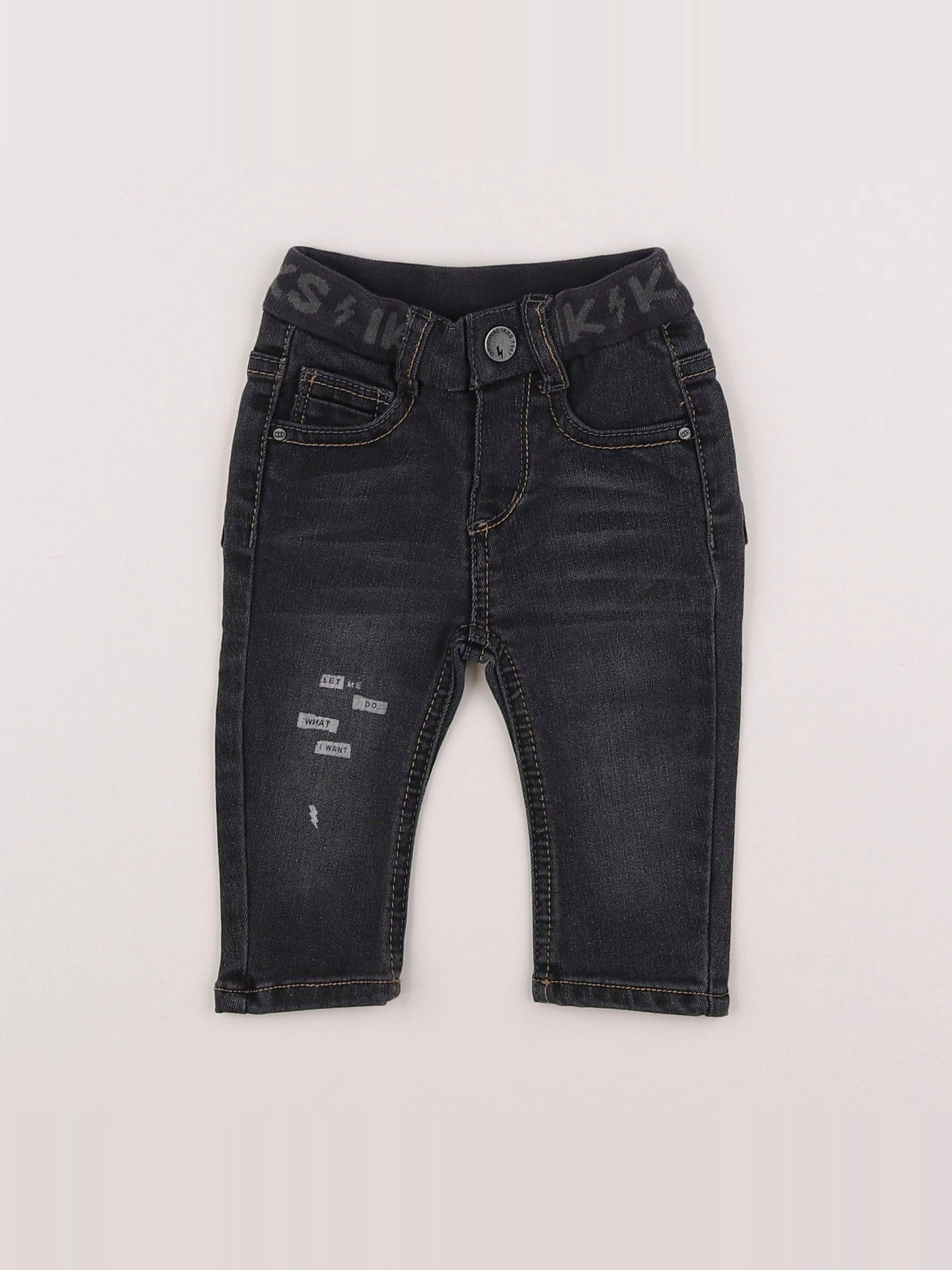 IKKS - jean gris - 6 mois