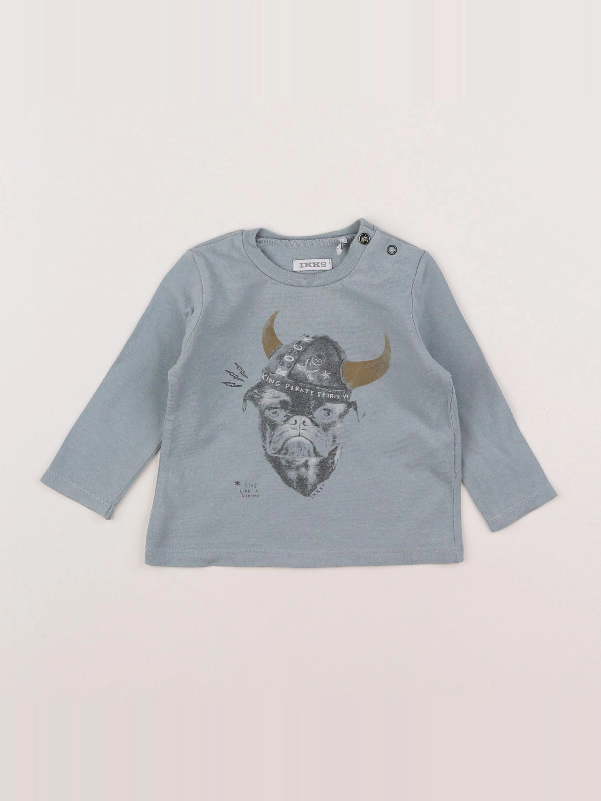 IKKS - tee-shirt vert - 6 mois