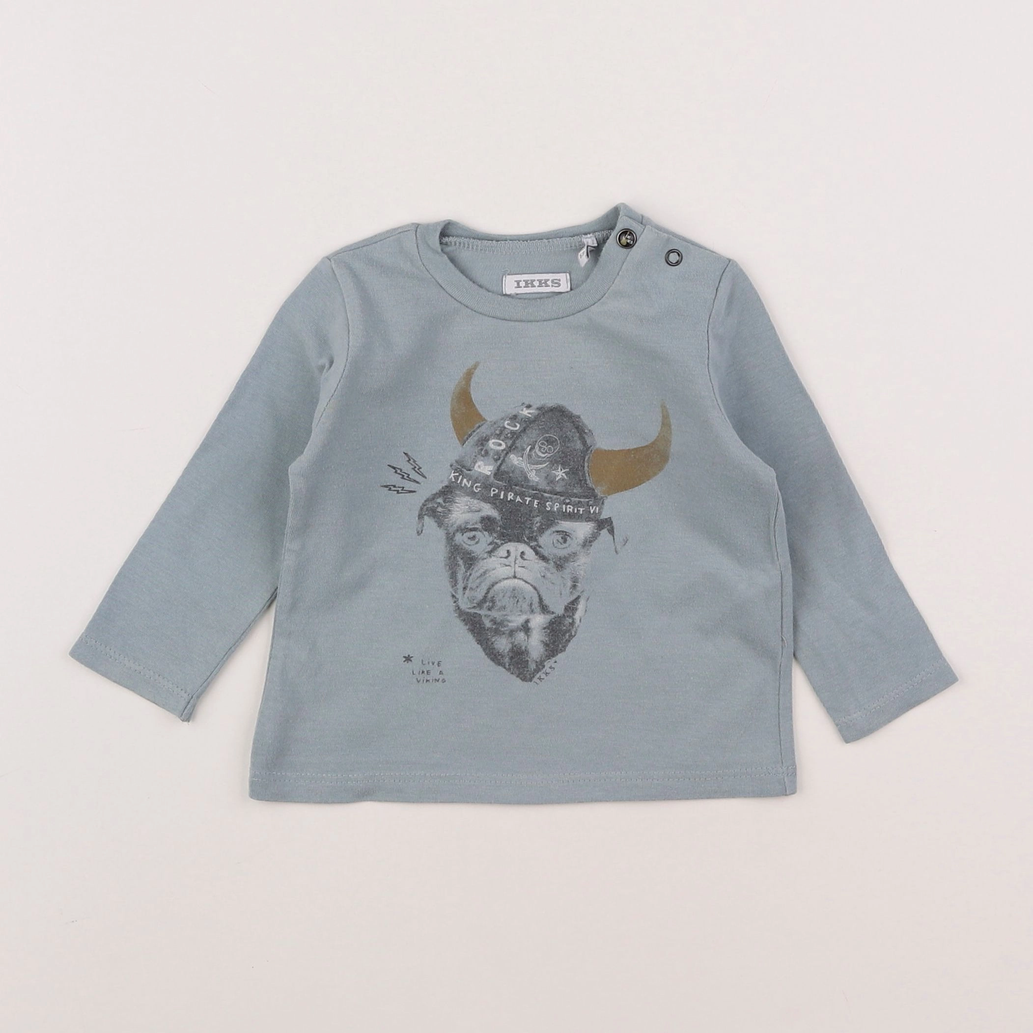 IKKS - tee-shirt vert - 6 mois
