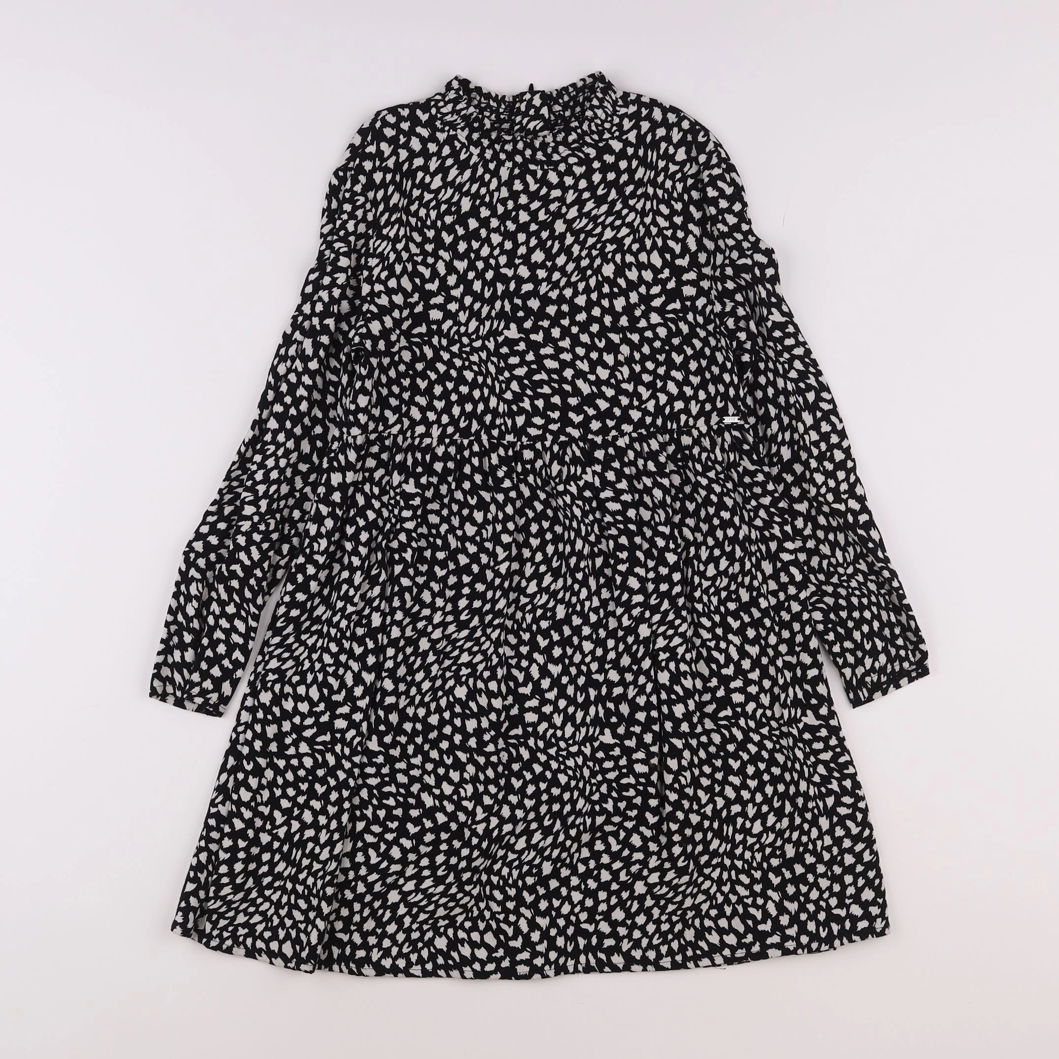 IKKS - robe blanc, noir - 8 ans