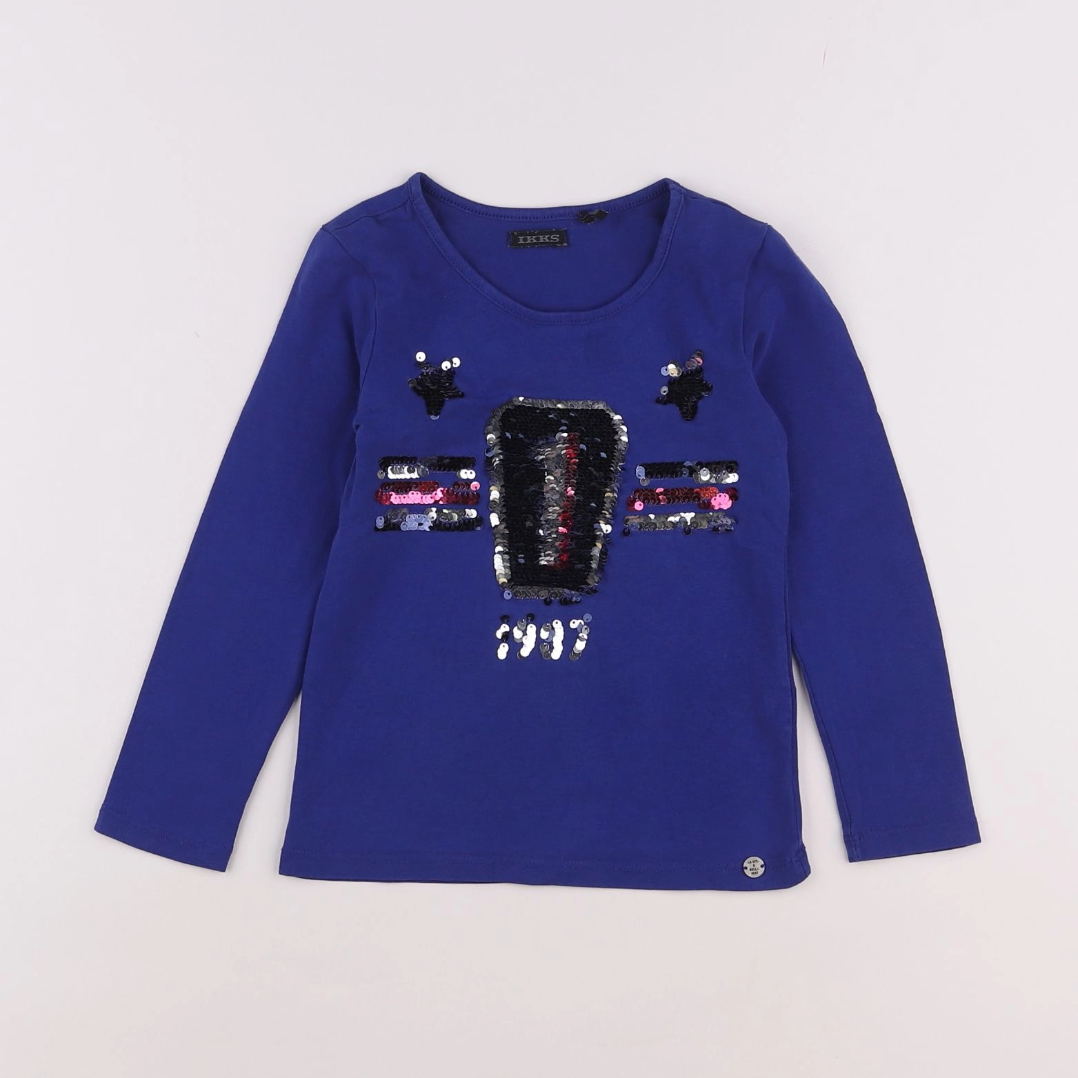 IKKS - tee-shirt bleu - 4 ans