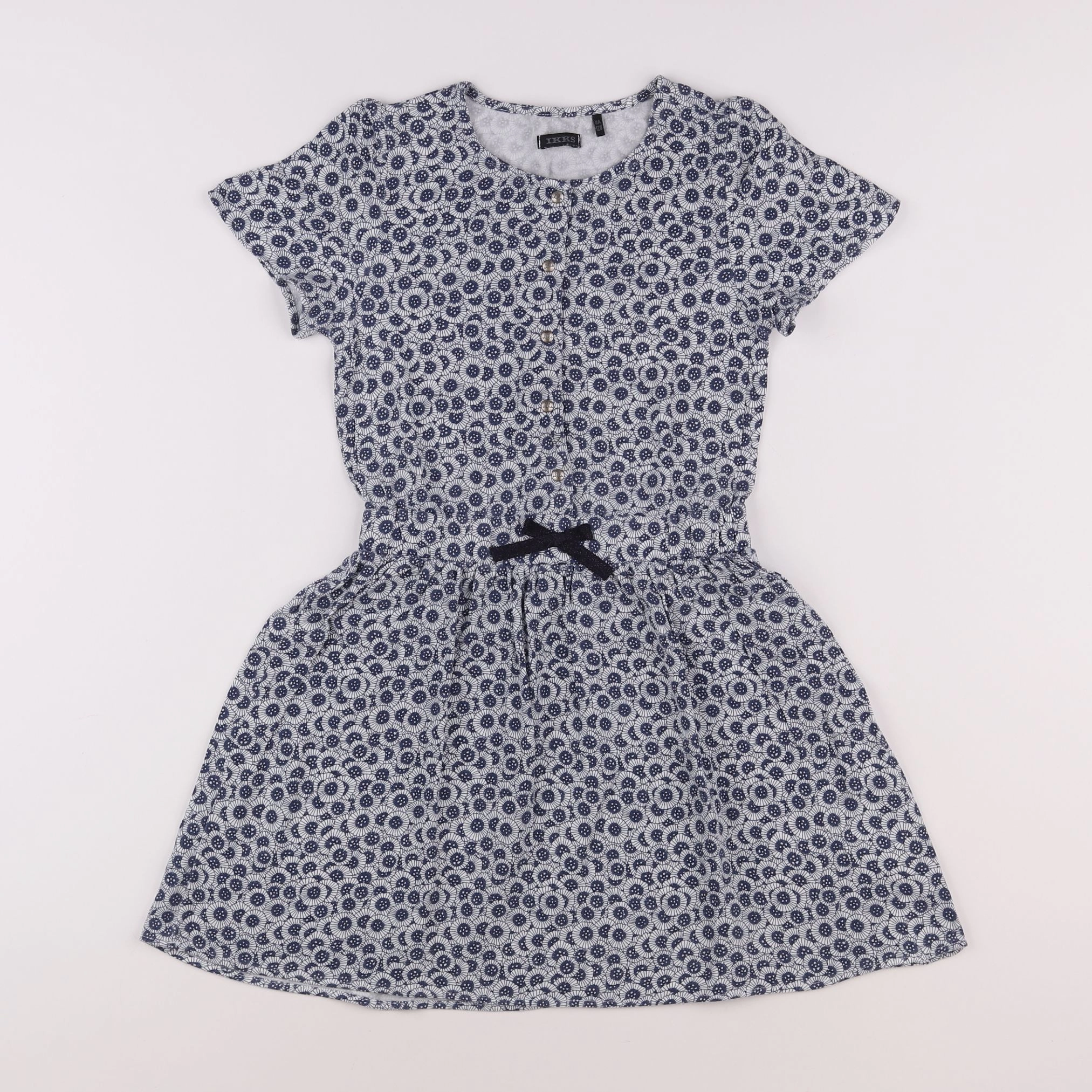 IKKS - robe bleu - 8 ans