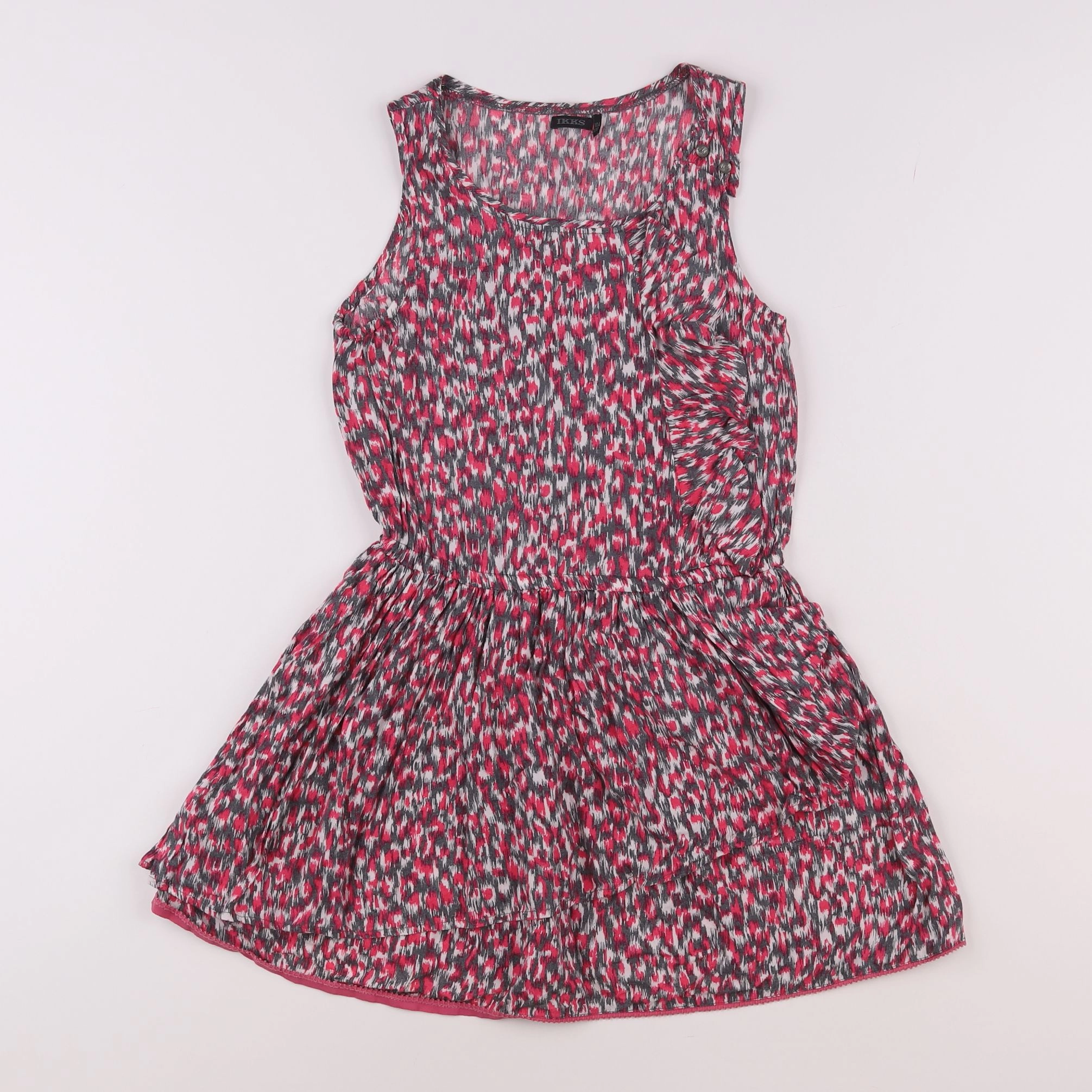 IKKS - robe rose - 10 ans