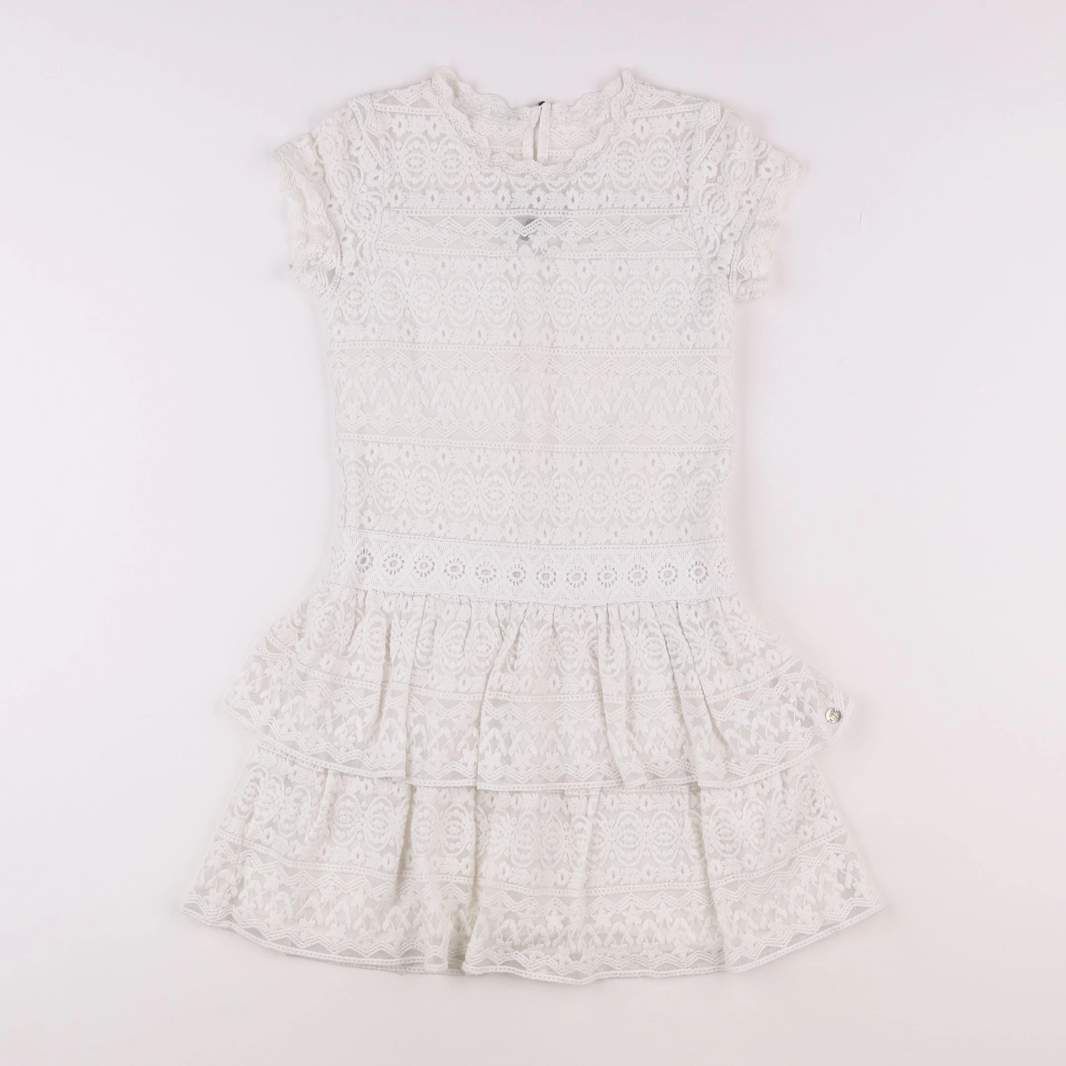 IKKS - robe blanc - 10 ans