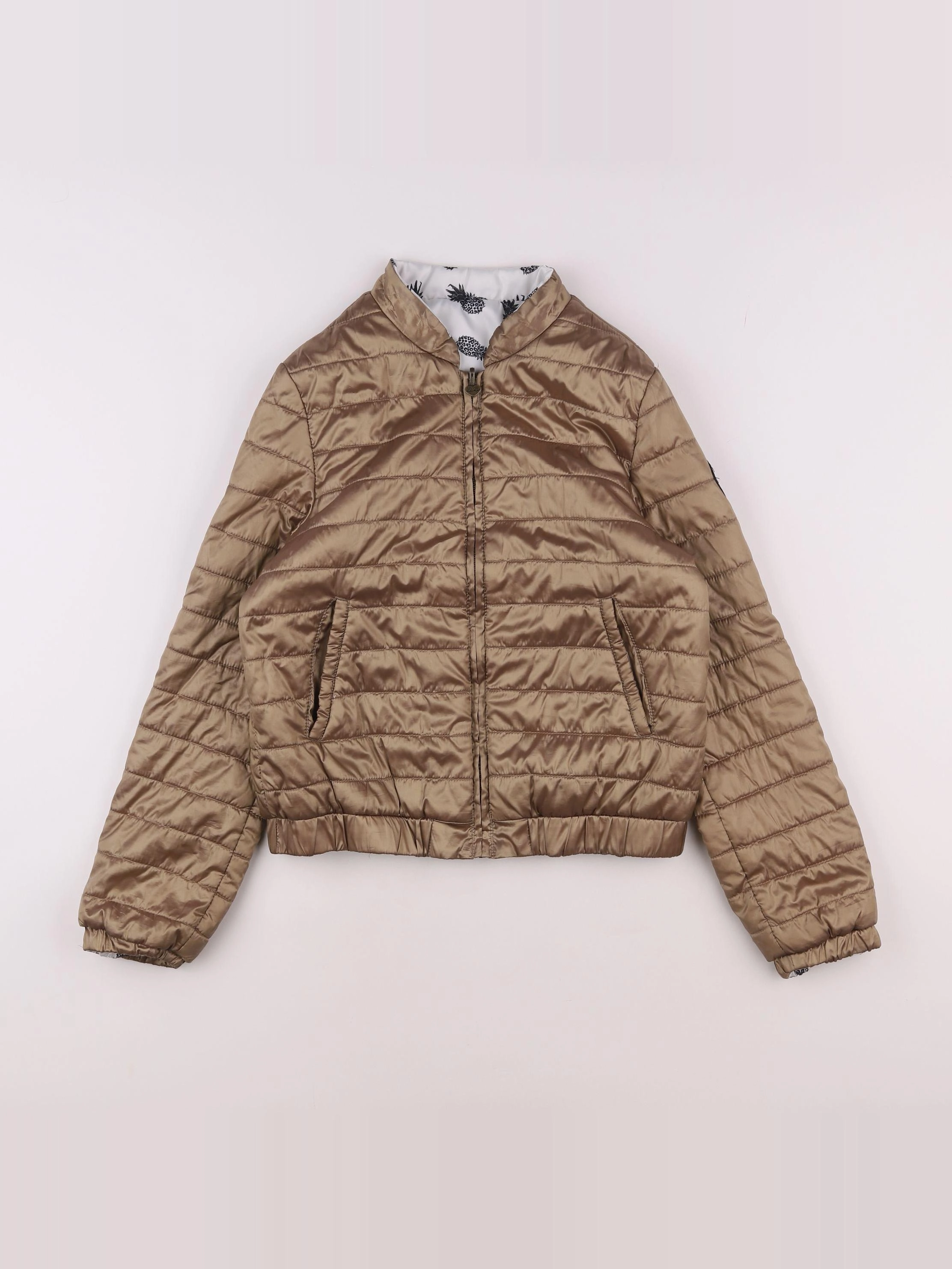 IKKS - doudoune réversible bronze - 12 ans