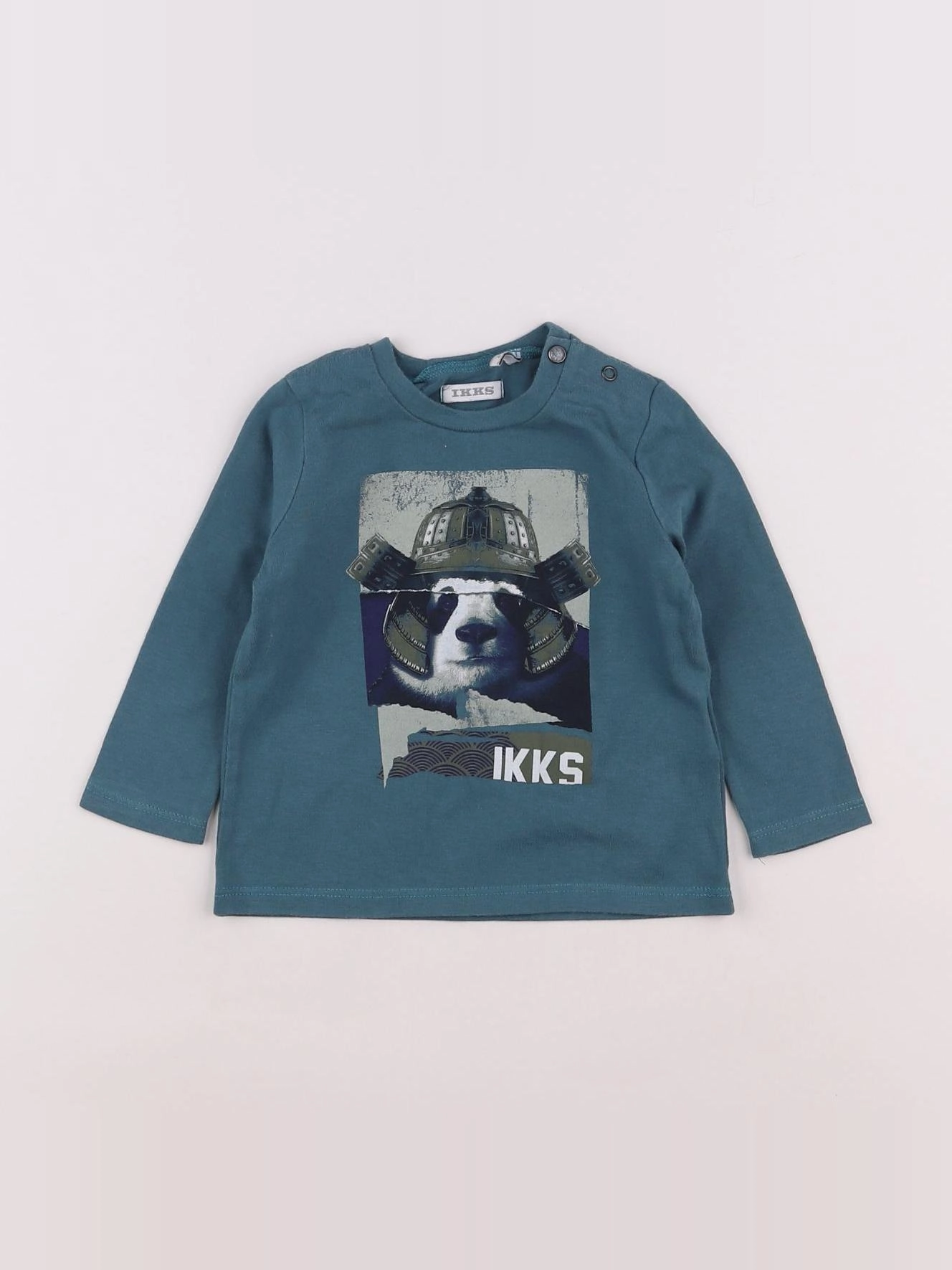 IKKS - tee-shirt bleu - 12 mois