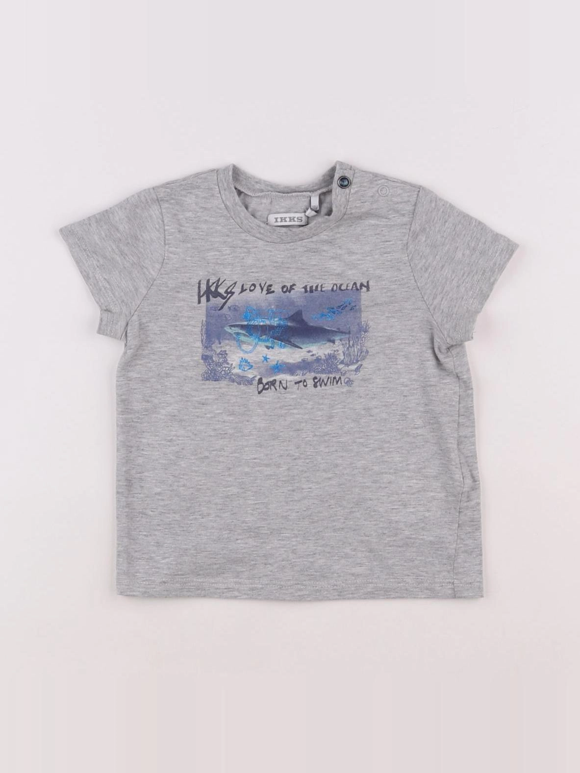 IKKS - tee-shirt gris - 18 mois